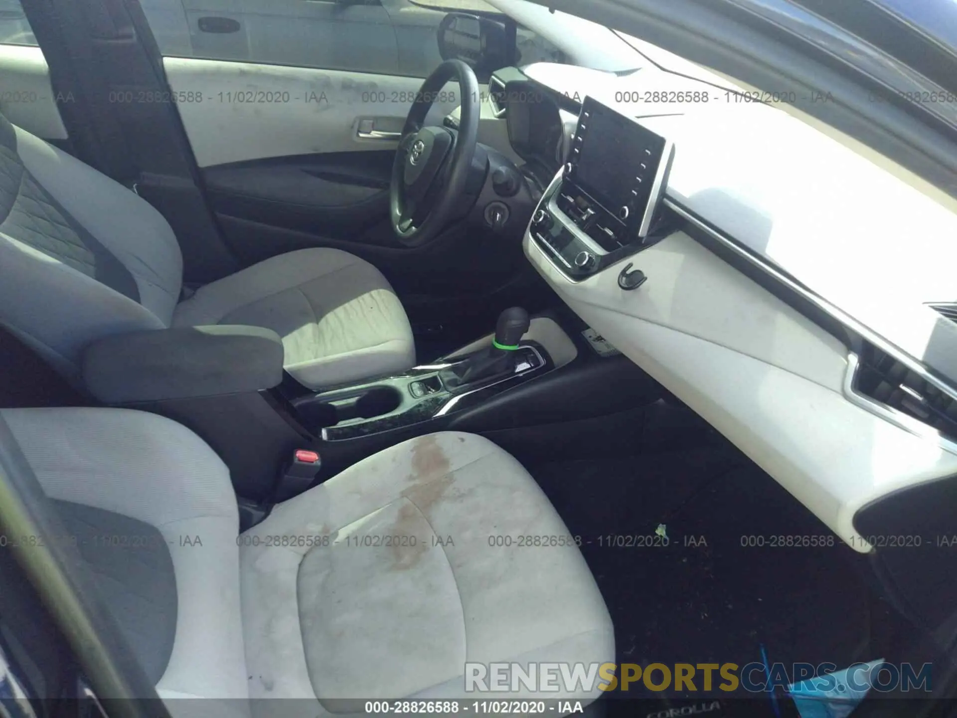 5 fotografías del automóvil dañado JTDEPRAEXLJ028824 TOYOTA COROLLA 2020