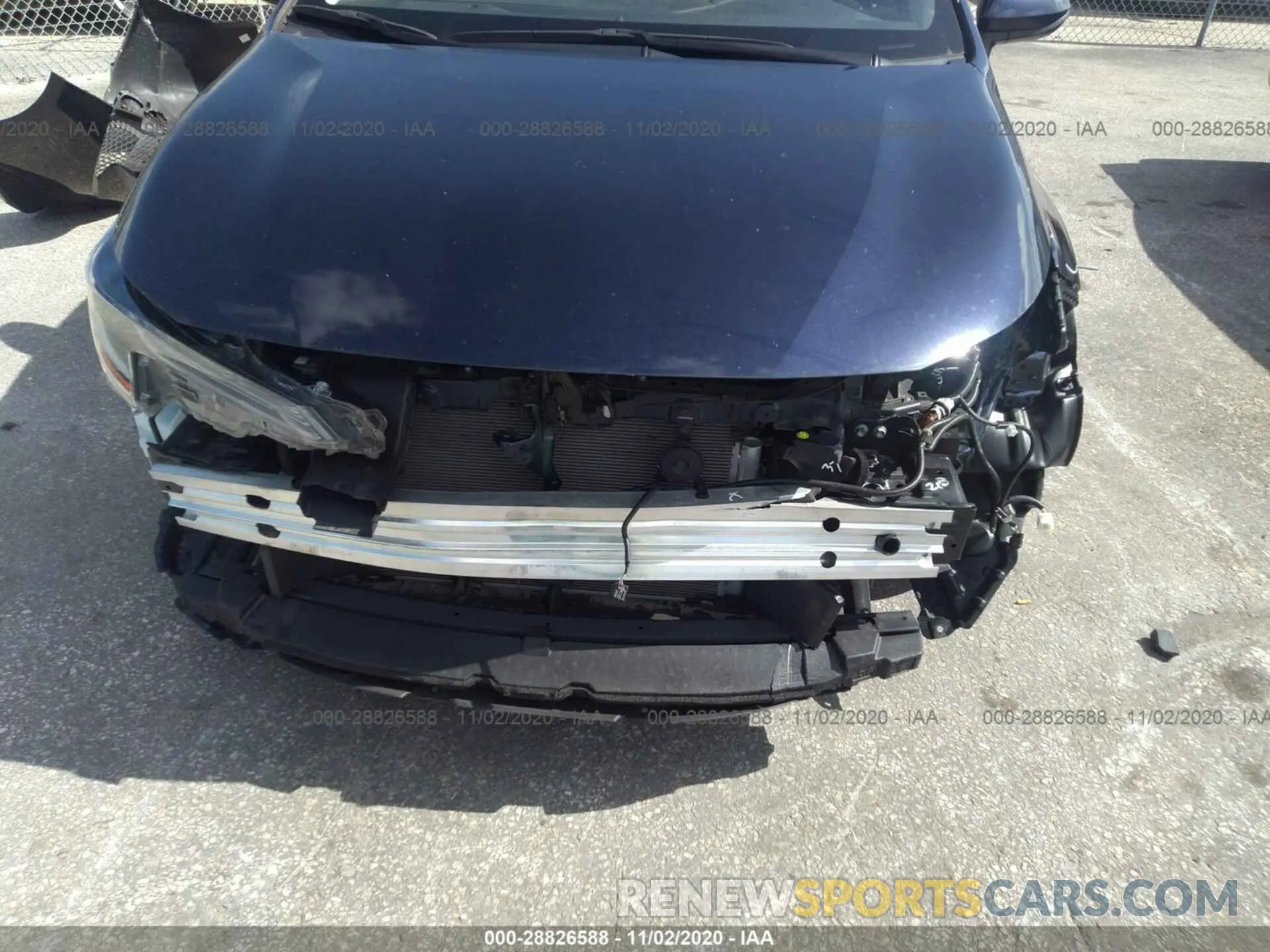6 fotografías del automóvil dañado JTDEPRAEXLJ028824 TOYOTA COROLLA 2020
