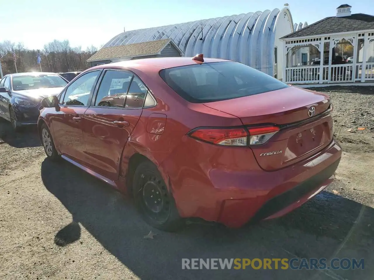 3 fotografías del automóvil dañado JTDEPRAEXLJ033957 TOYOTA COROLLA 2020