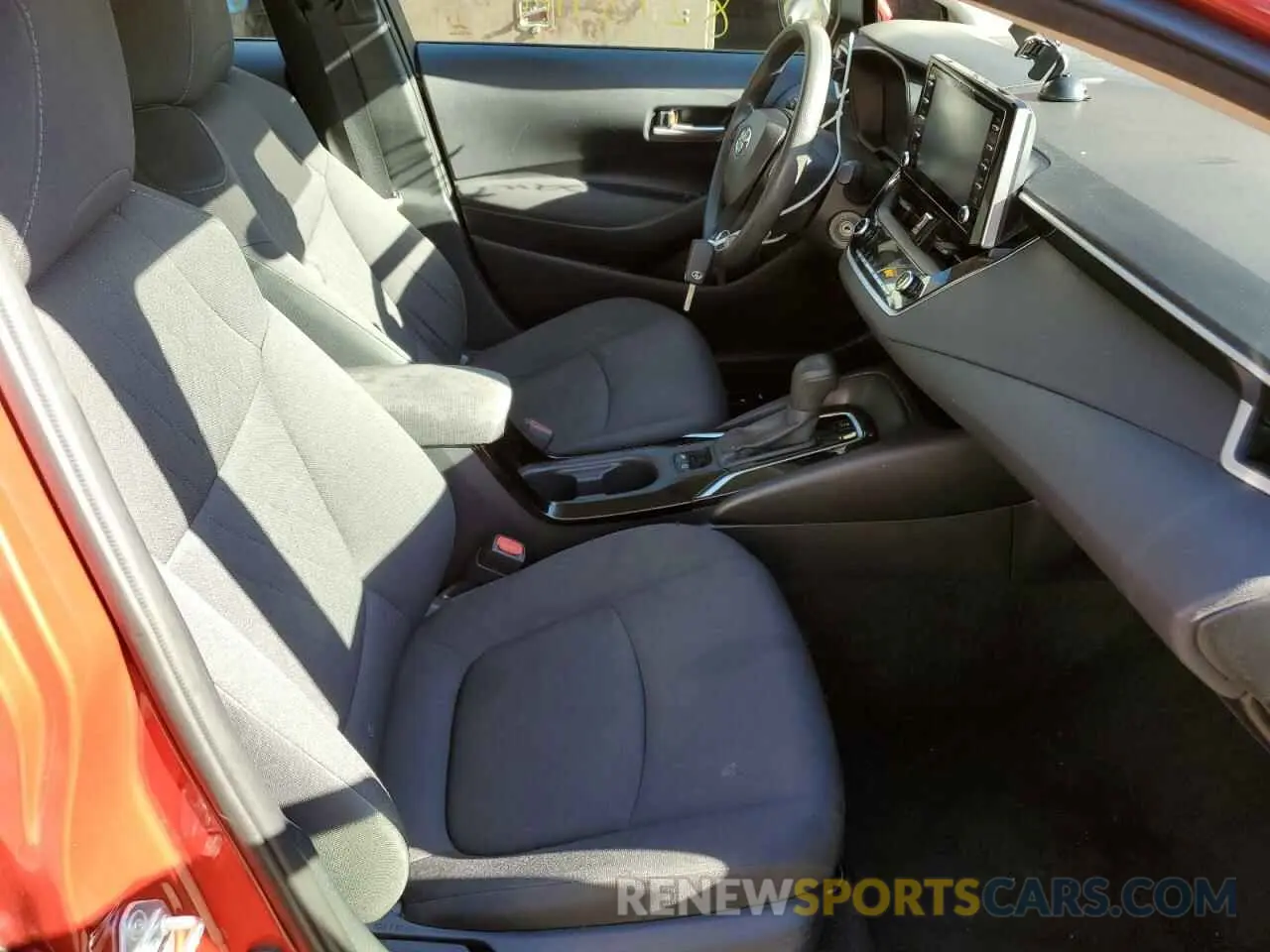 5 fotografías del automóvil dañado JTDEPRAEXLJ033957 TOYOTA COROLLA 2020
