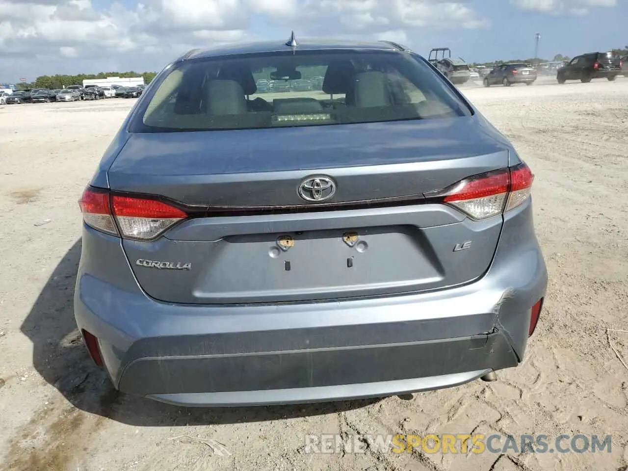 6 fotografías del automóvil dañado JTDEPRAEXLJ039841 TOYOTA COROLLA 2020