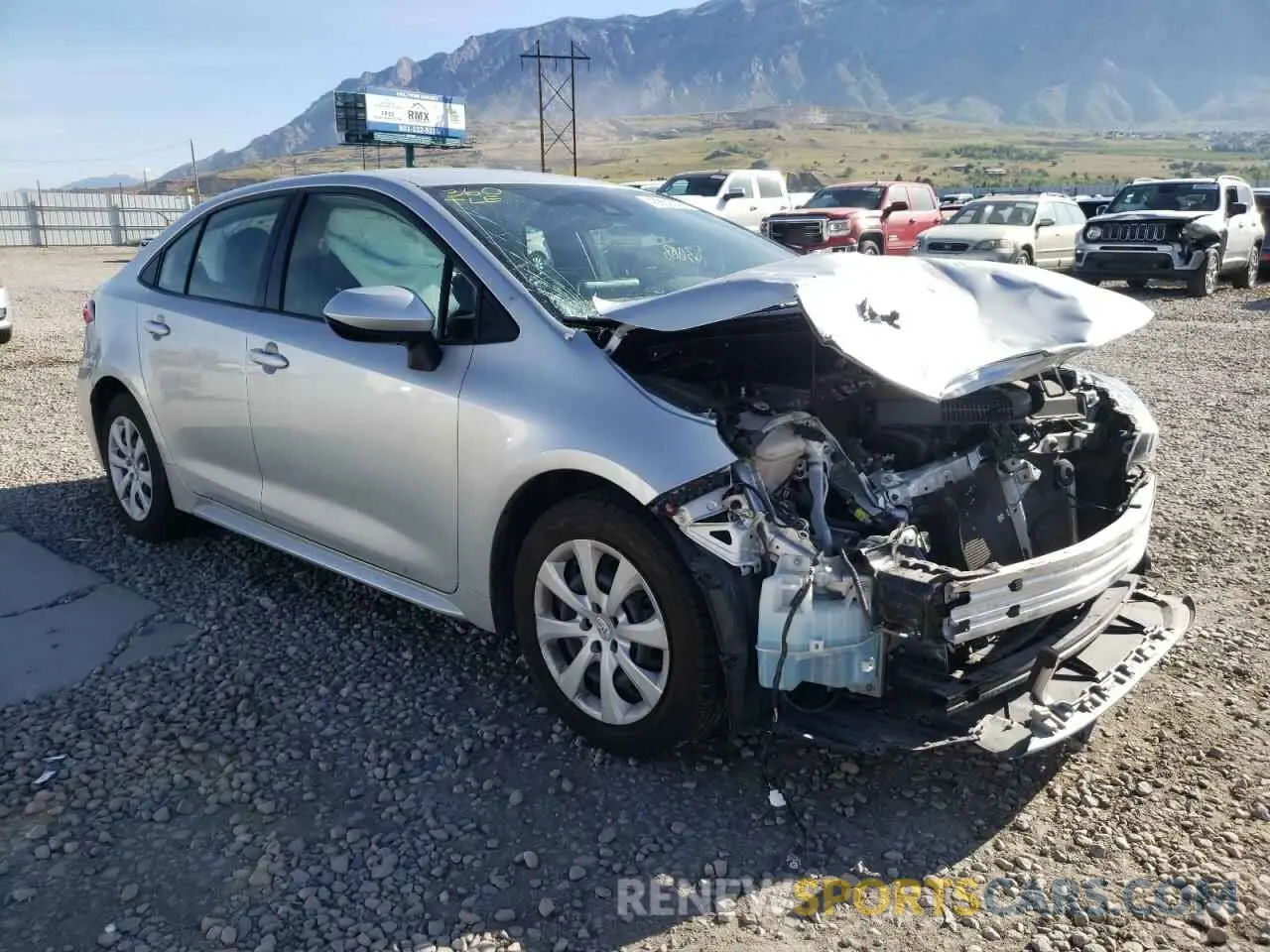 1 fotografías del automóvil dañado JTDEPRAEXLJ040911 TOYOTA COROLLA 2020