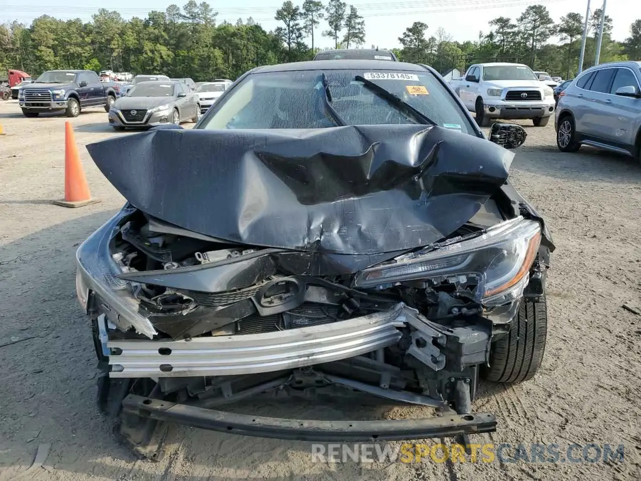 5 fotografías del automóvil dañado JTDEPRAEXLJ044621 TOYOTA COROLLA 2020