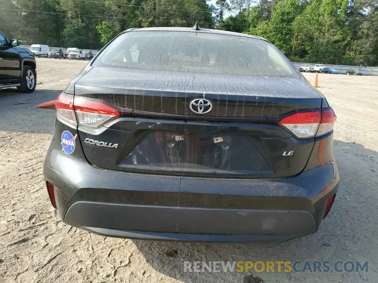 6 fotografías del automóvil dañado JTDEPRAEXLJ044621 TOYOTA COROLLA 2020
