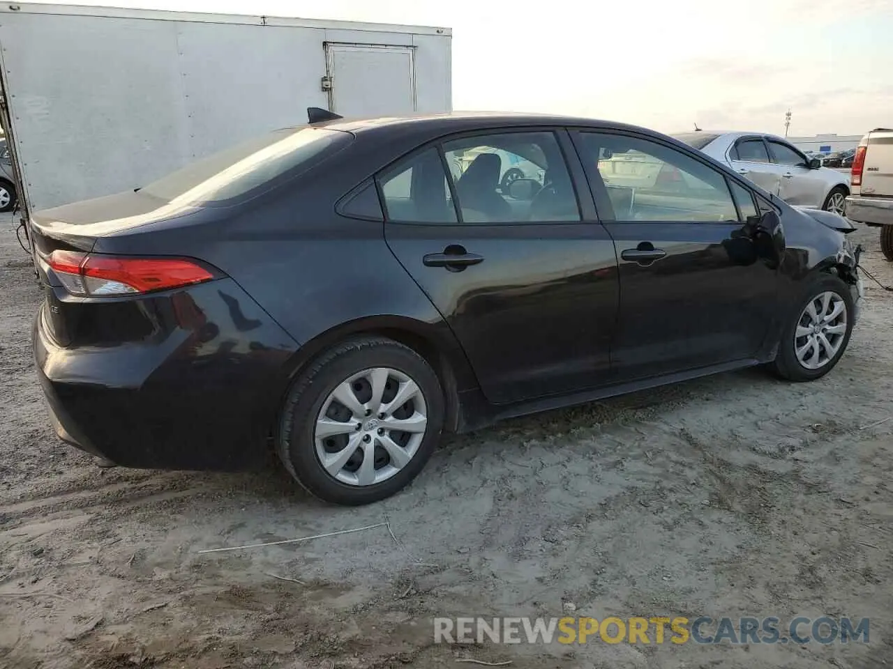 3 fotografías del automóvil dañado JTDEPRAEXLJ048135 TOYOTA COROLLA 2020