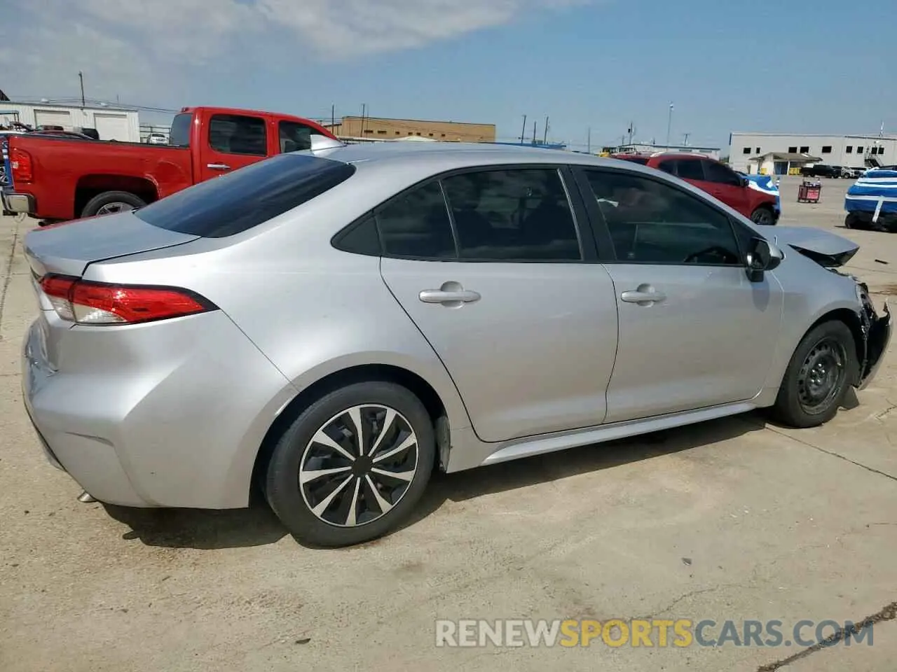 3 fotografías del automóvil dañado JTDEPRAEXLJ049821 TOYOTA COROLLA 2020