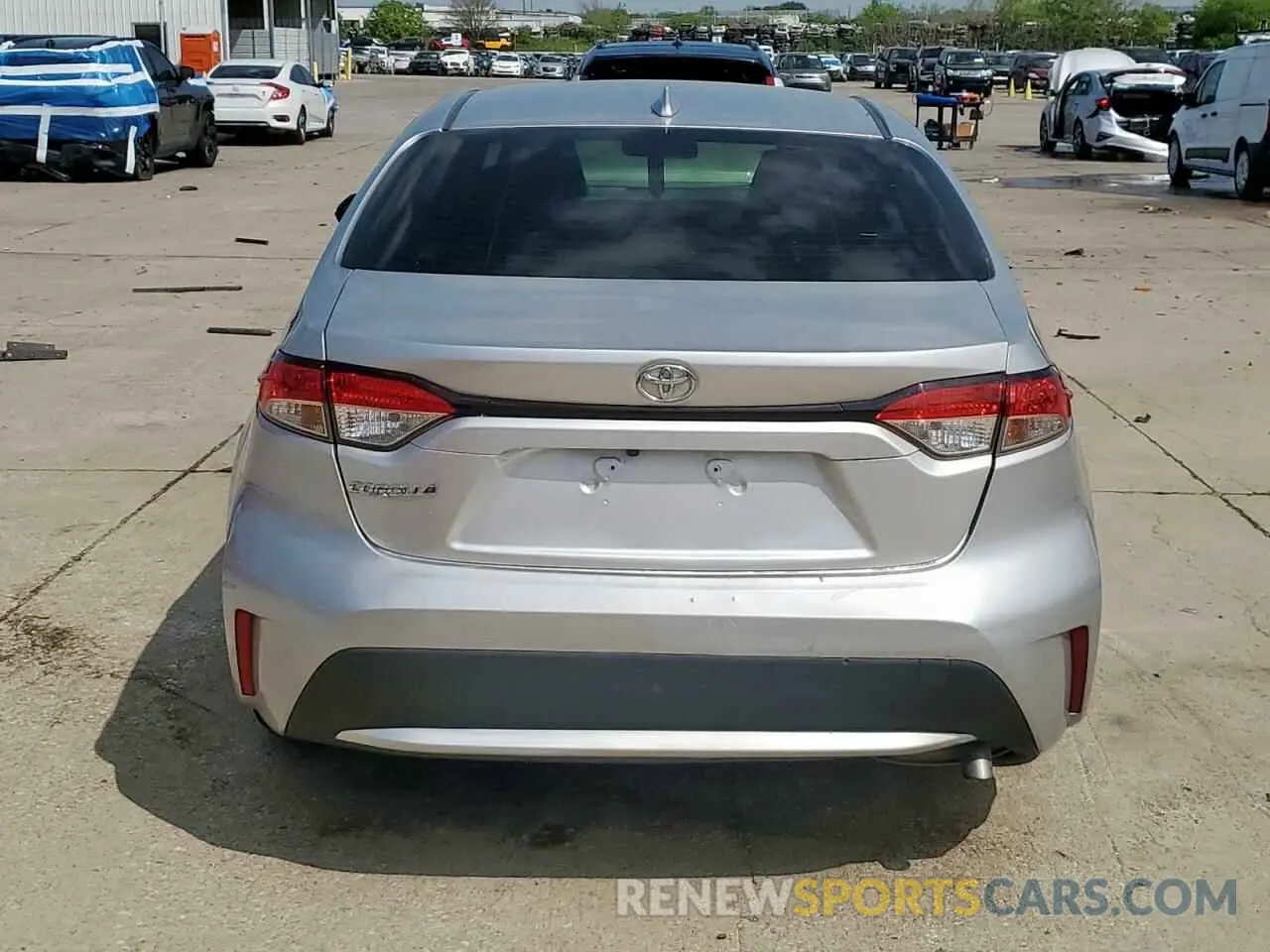 6 fotografías del automóvil dañado JTDEPRAEXLJ049821 TOYOTA COROLLA 2020