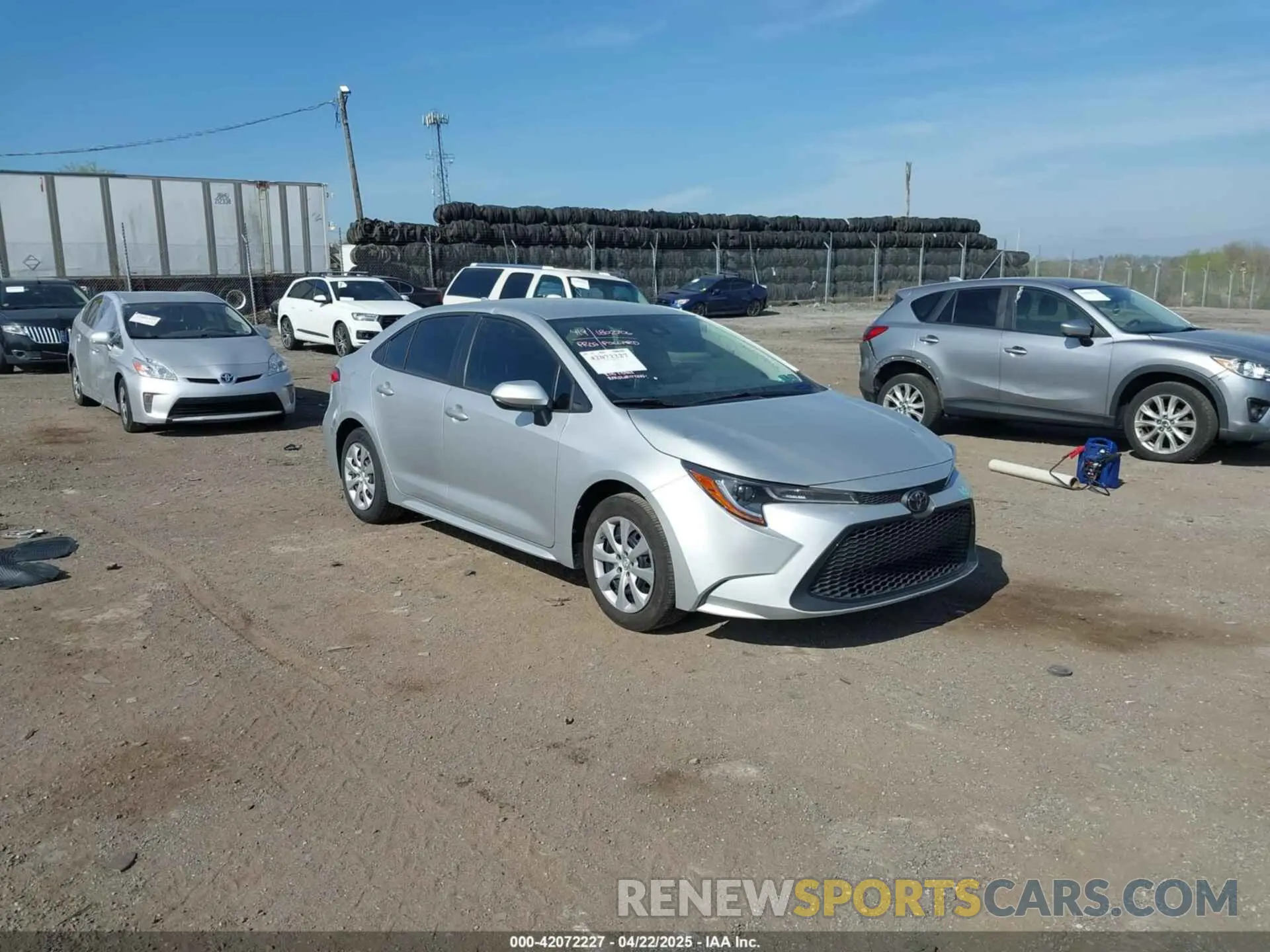 1 fotografías del automóvil dañado JTDEPRAEXLJ049852 TOYOTA COROLLA 2020