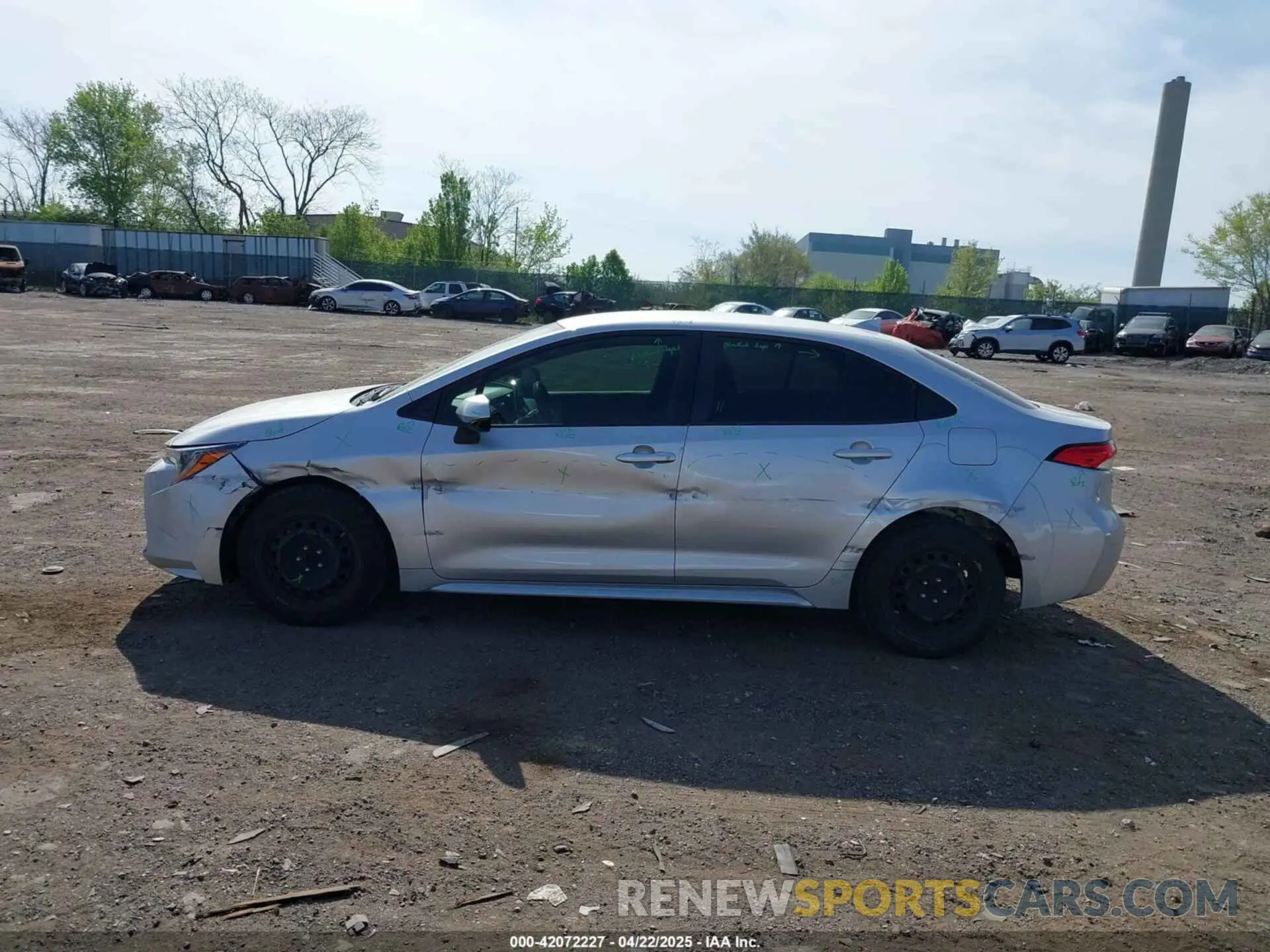 15 fotografías del automóvil dañado JTDEPRAEXLJ049852 TOYOTA COROLLA 2020