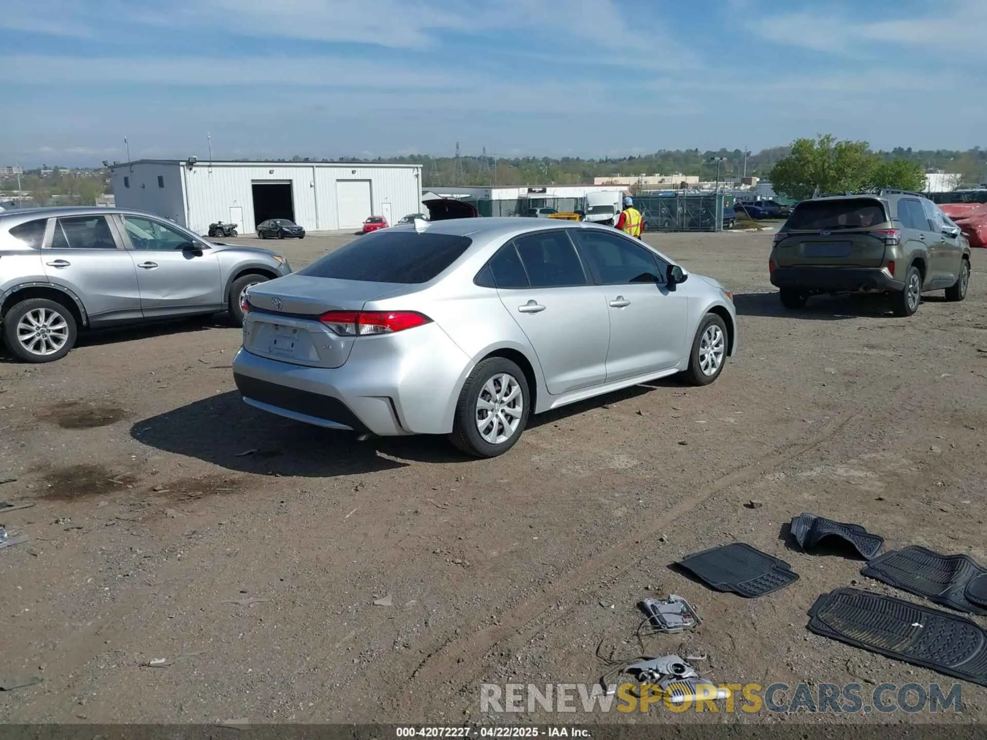 4 fotografías del automóvil dañado JTDEPRAEXLJ049852 TOYOTA COROLLA 2020