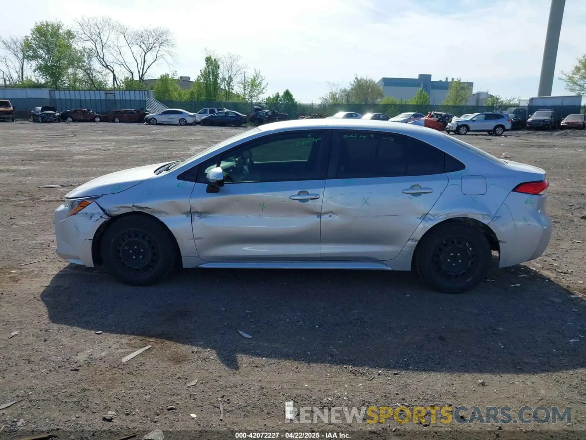 6 fotografías del automóvil dañado JTDEPRAEXLJ049852 TOYOTA COROLLA 2020
