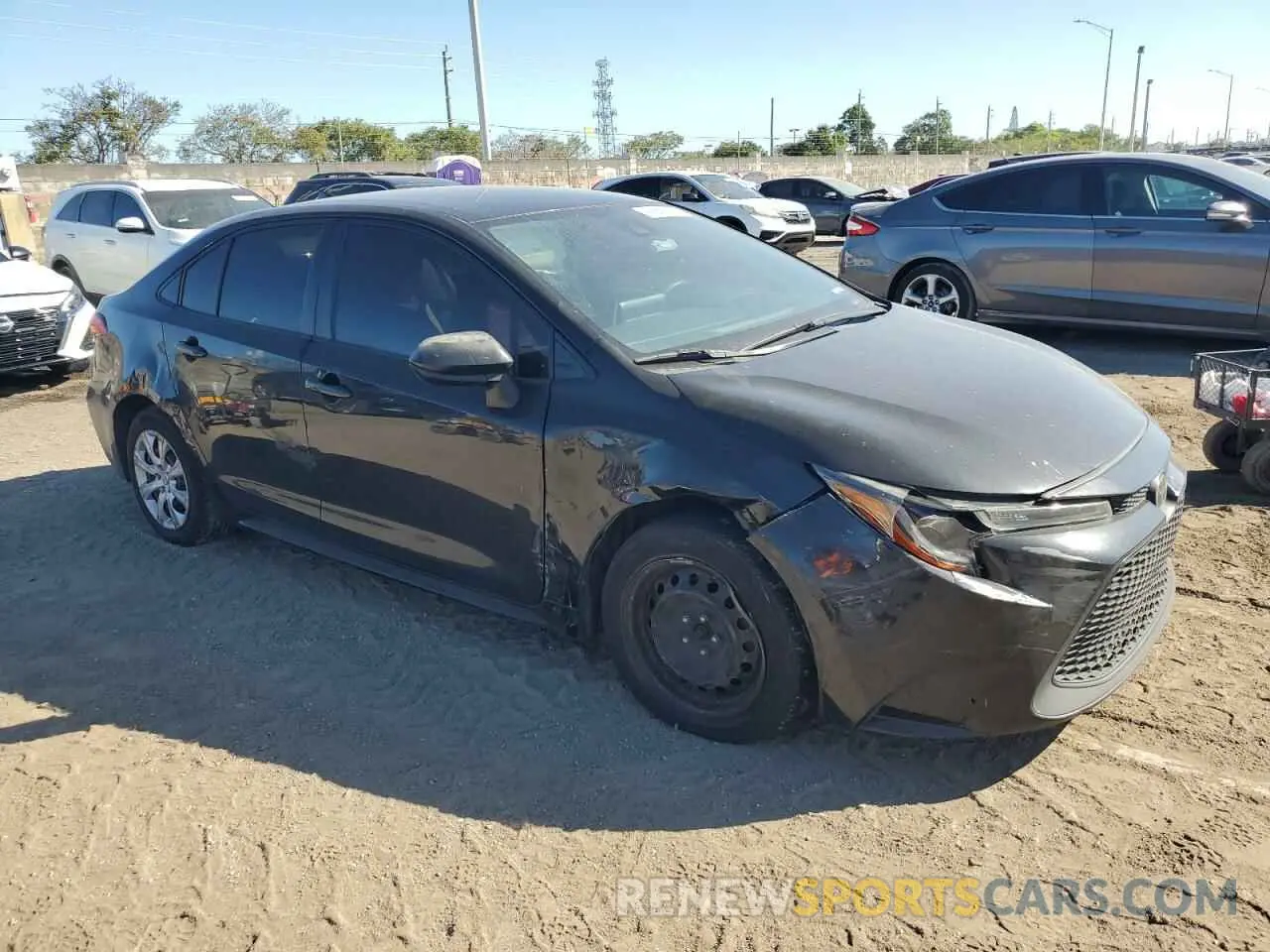 4 fotografías del automóvil dañado JTDEPRAEXLJ052539 TOYOTA COROLLA 2020