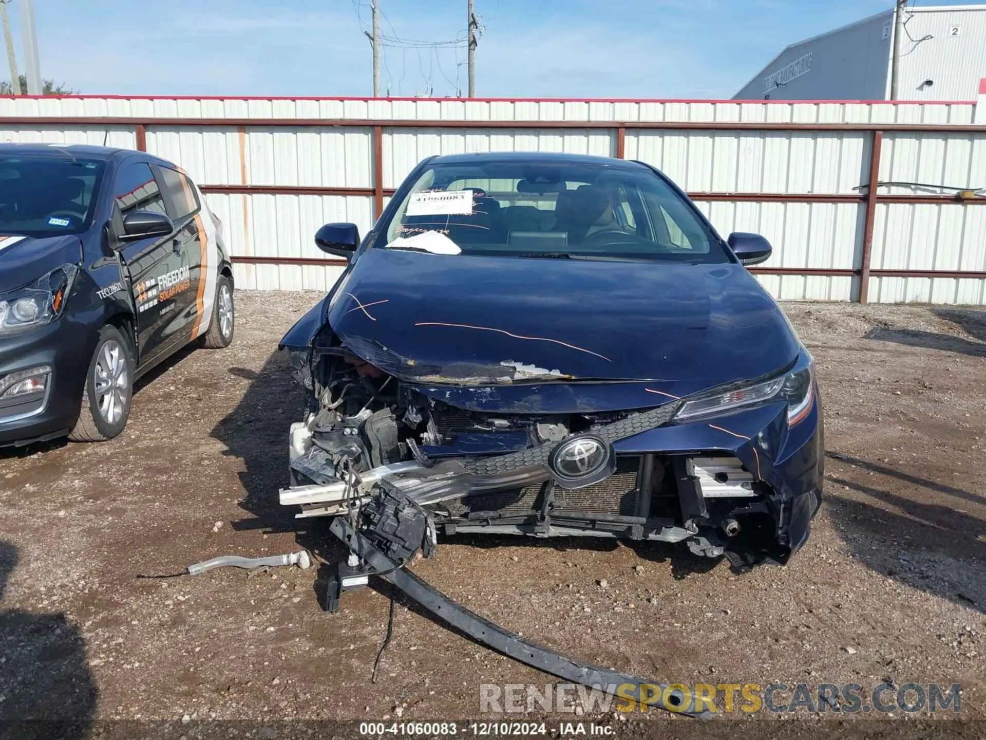 12 fotografías del automóvil dañado JTDEPRAEXLJ052962 TOYOTA COROLLA 2020
