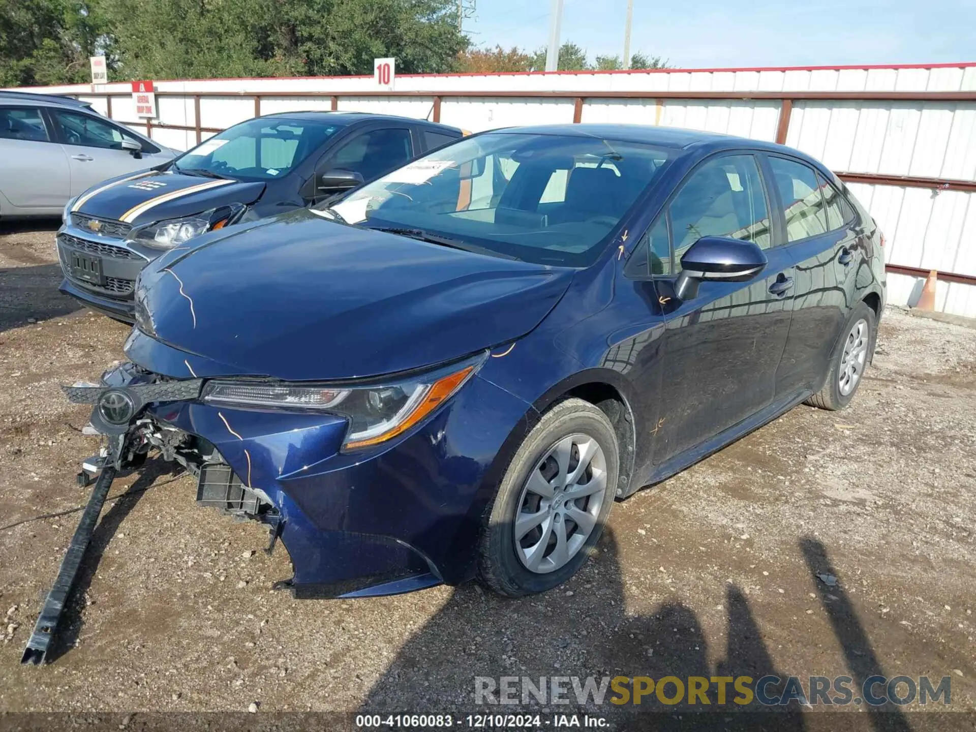 2 fotografías del automóvil dañado JTDEPRAEXLJ052962 TOYOTA COROLLA 2020