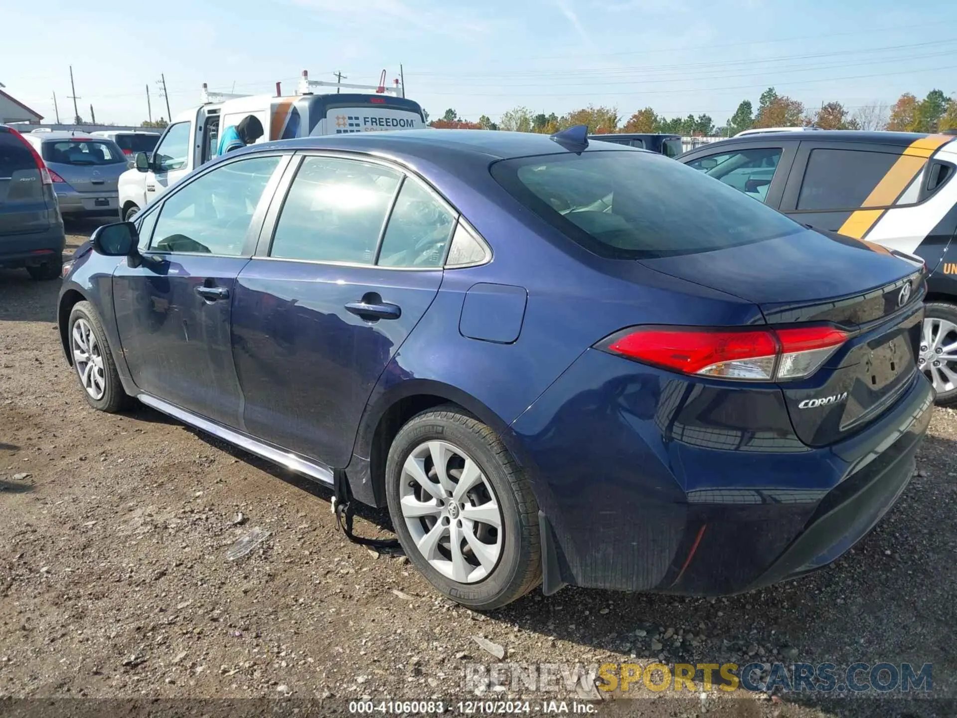 3 fotografías del automóvil dañado JTDEPRAEXLJ052962 TOYOTA COROLLA 2020