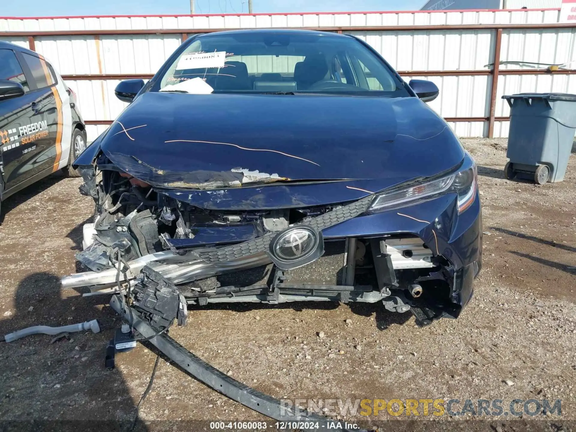 6 fotografías del automóvil dañado JTDEPRAEXLJ052962 TOYOTA COROLLA 2020