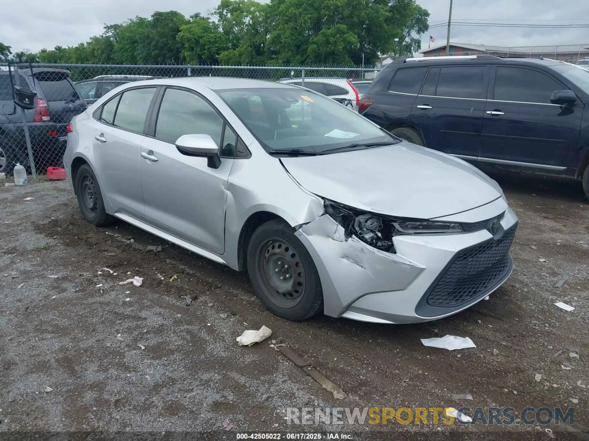 1 fotografías del automóvil dañado JTDEPRAEXLJ053500 TOYOTA COROLLA 2020