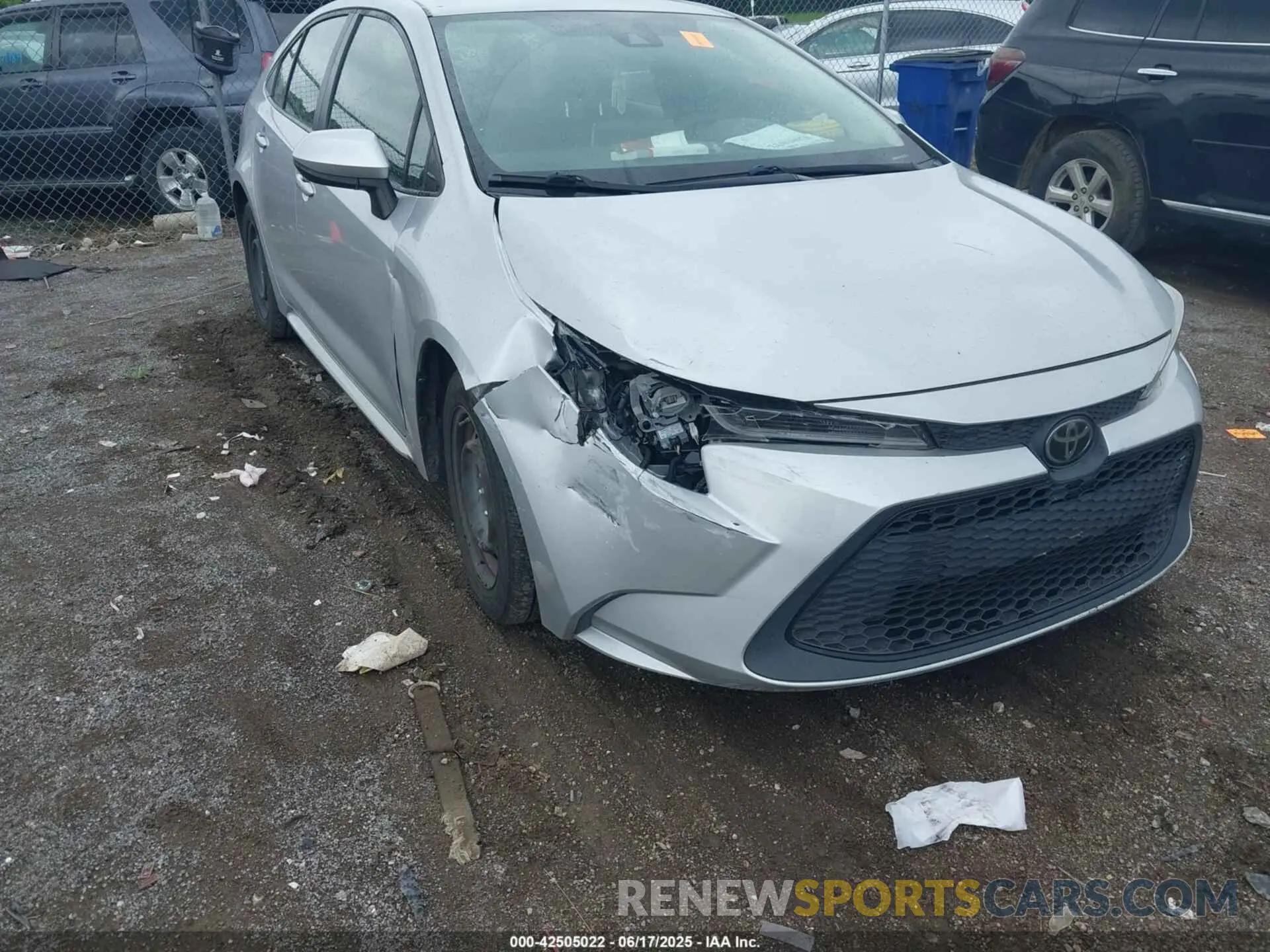 6 fotografías del automóvil dañado JTDEPRAEXLJ053500 TOYOTA COROLLA 2020