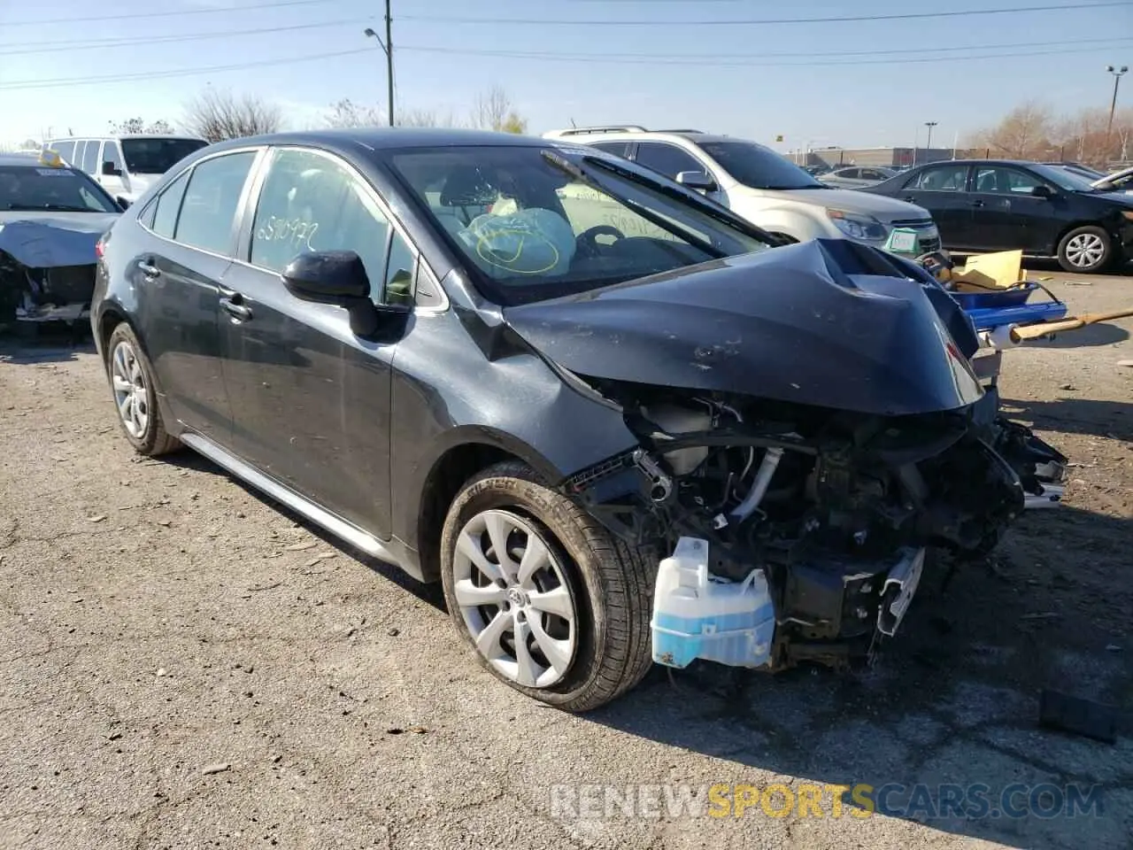 1 fotografías del automóvil dañado JTDEPRAEXLJ059460 TOYOTA COROLLA 2020