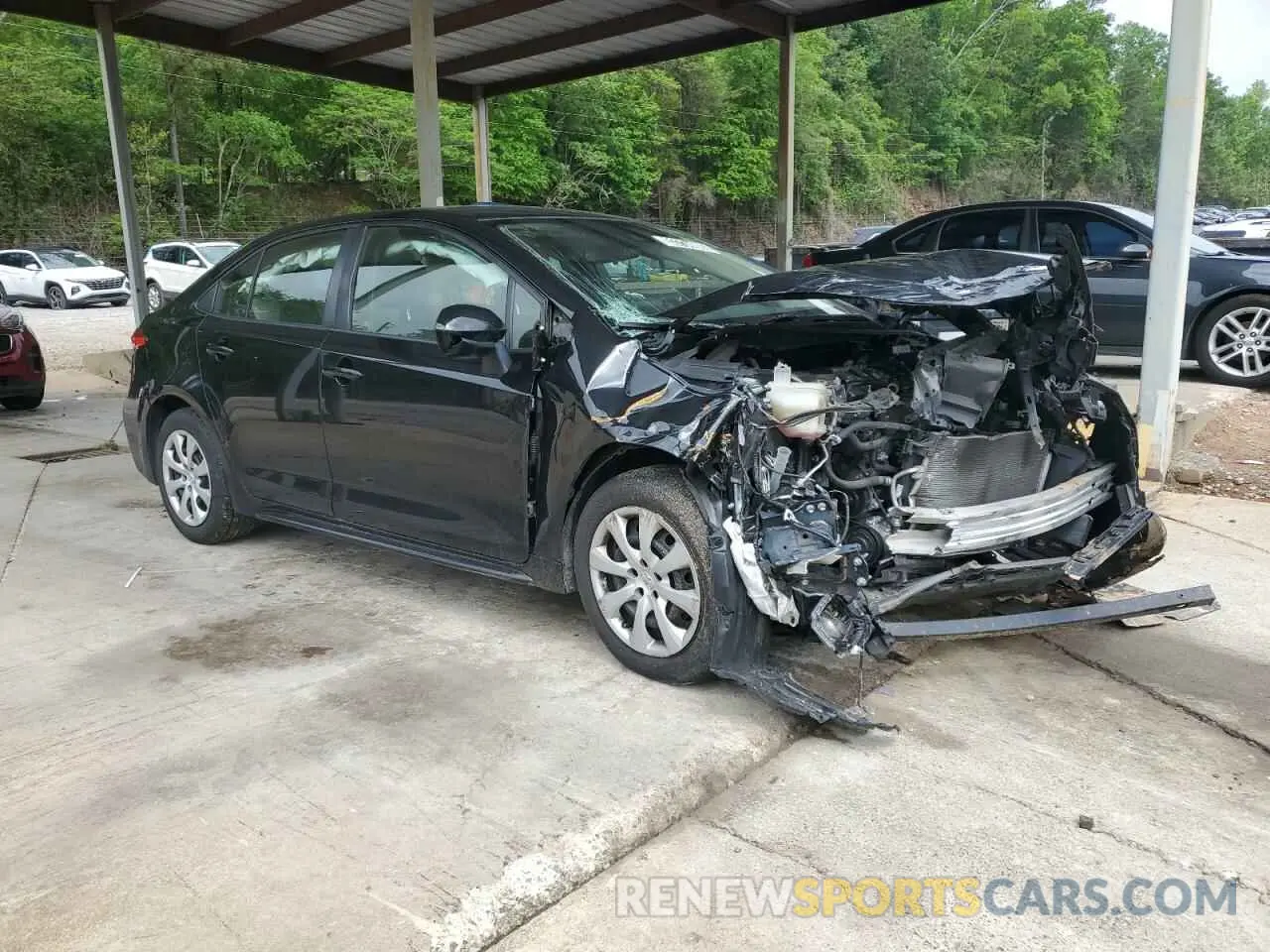 4 fotografías del automóvil dañado JTDEPRAEXLJ060124 TOYOTA COROLLA 2020