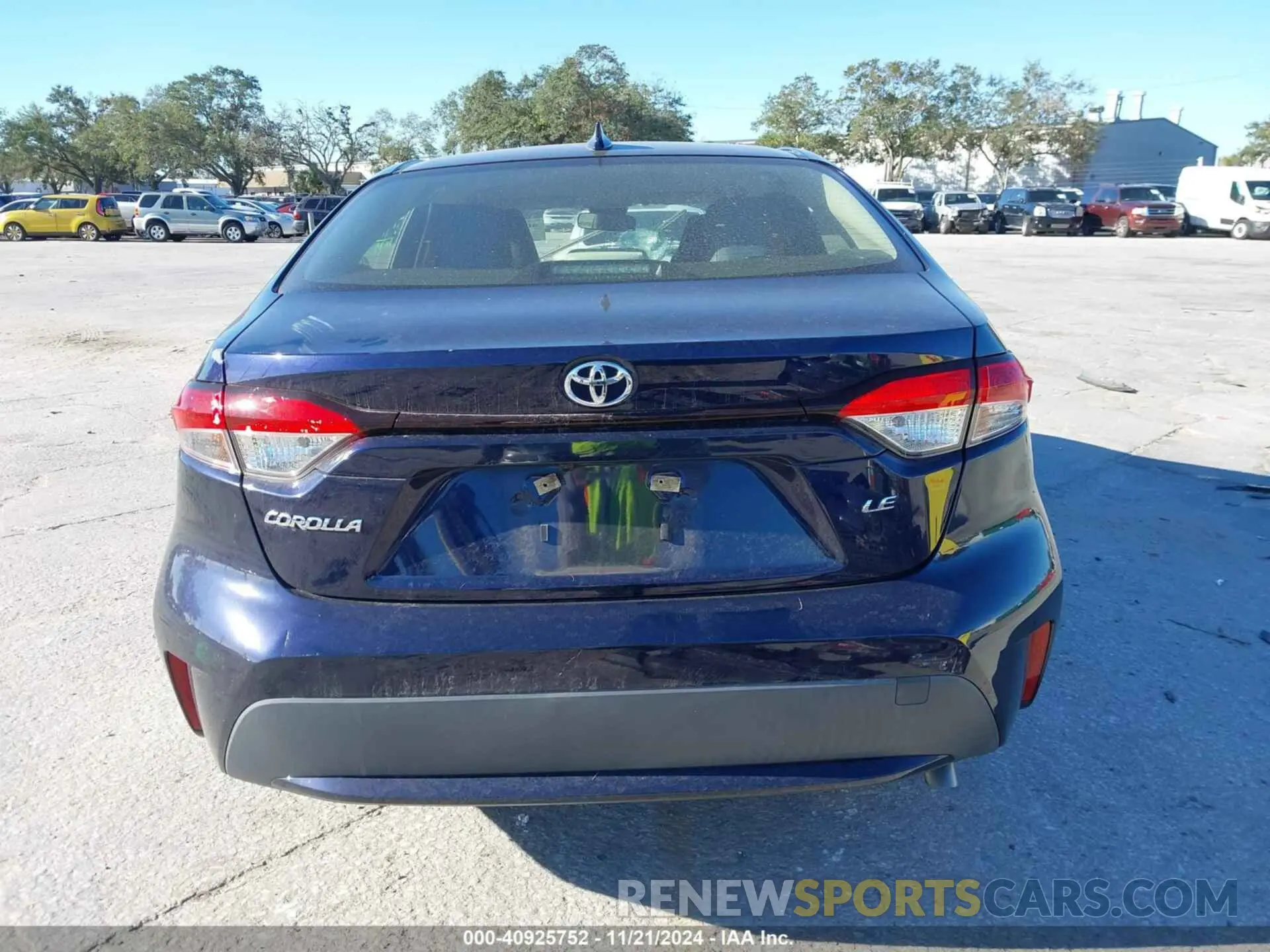 17 fotografías del automóvil dañado JTDEPRAEXLJ066876 TOYOTA COROLLA 2020
