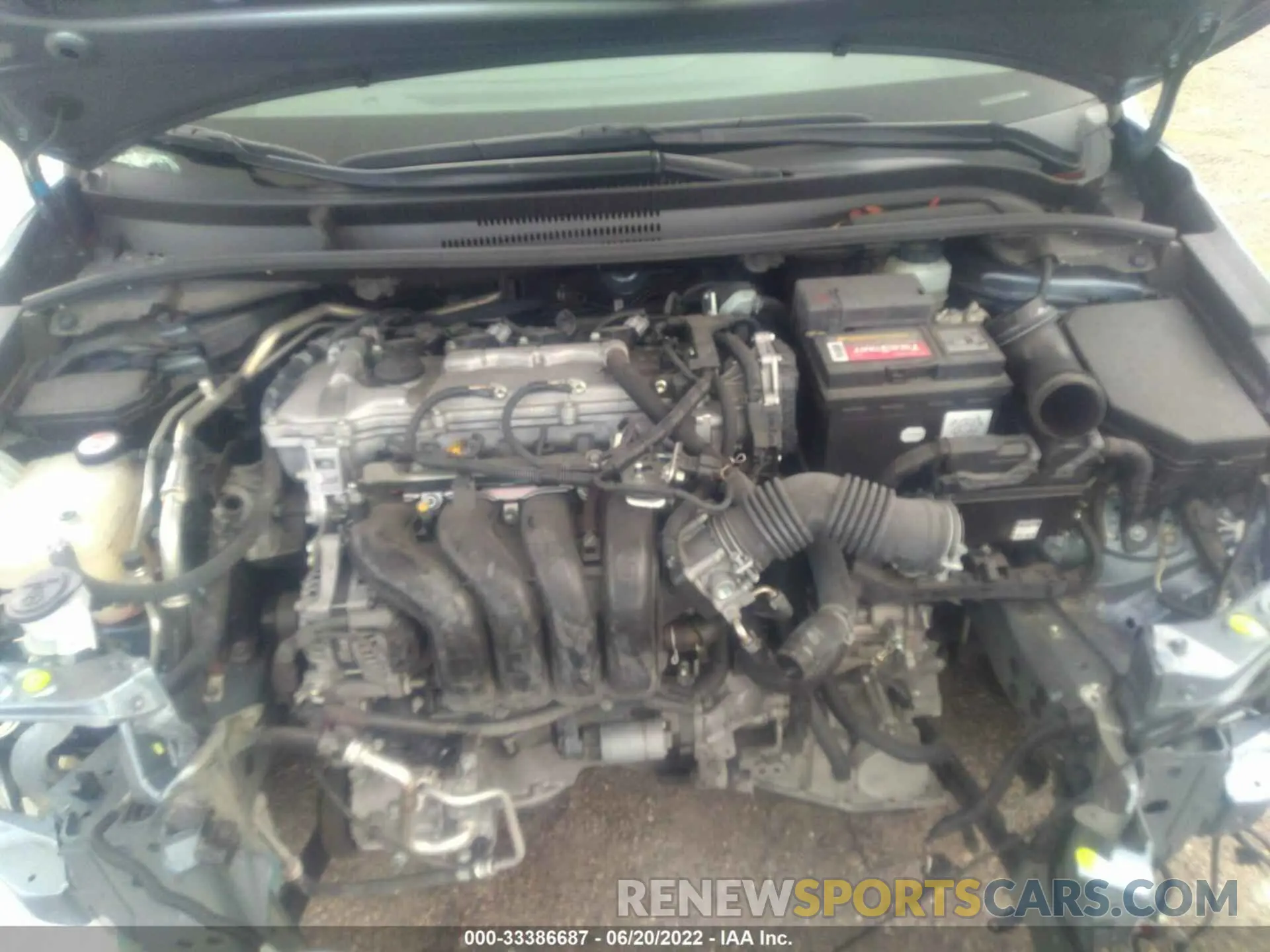 10 fotografías del automóvil dañado JTDEPRAEXLJ069244 TOYOTA COROLLA 2020