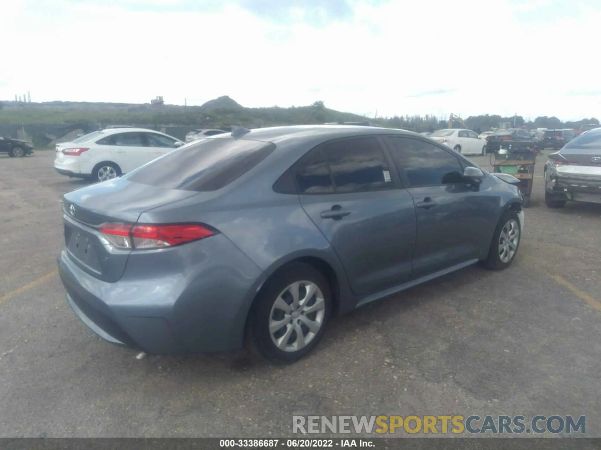 4 fotografías del automóvil dañado JTDEPRAEXLJ069244 TOYOTA COROLLA 2020