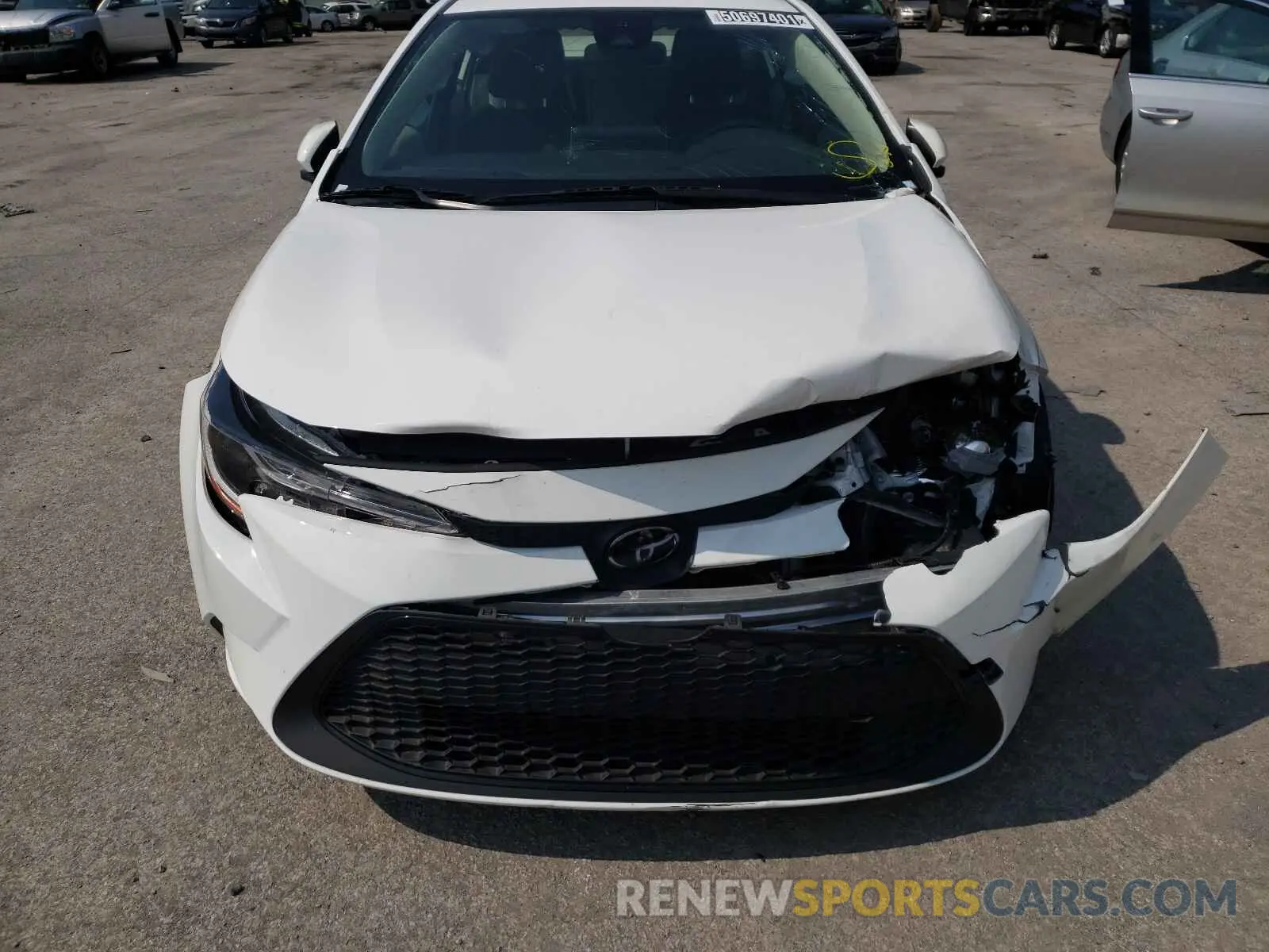 9 fotografías del automóvil dañado JTDEPRAEXLJ070023 TOYOTA COROLLA 2020