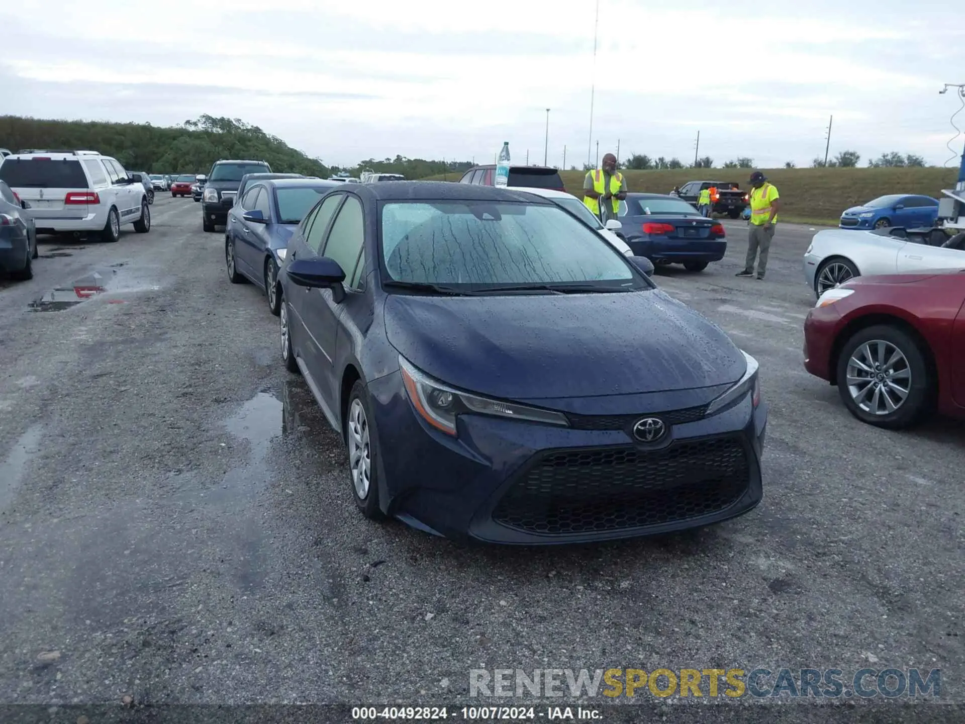 1 fotografías del automóvil dañado JTDEPRAEXLJ075366 TOYOTA COROLLA 2020