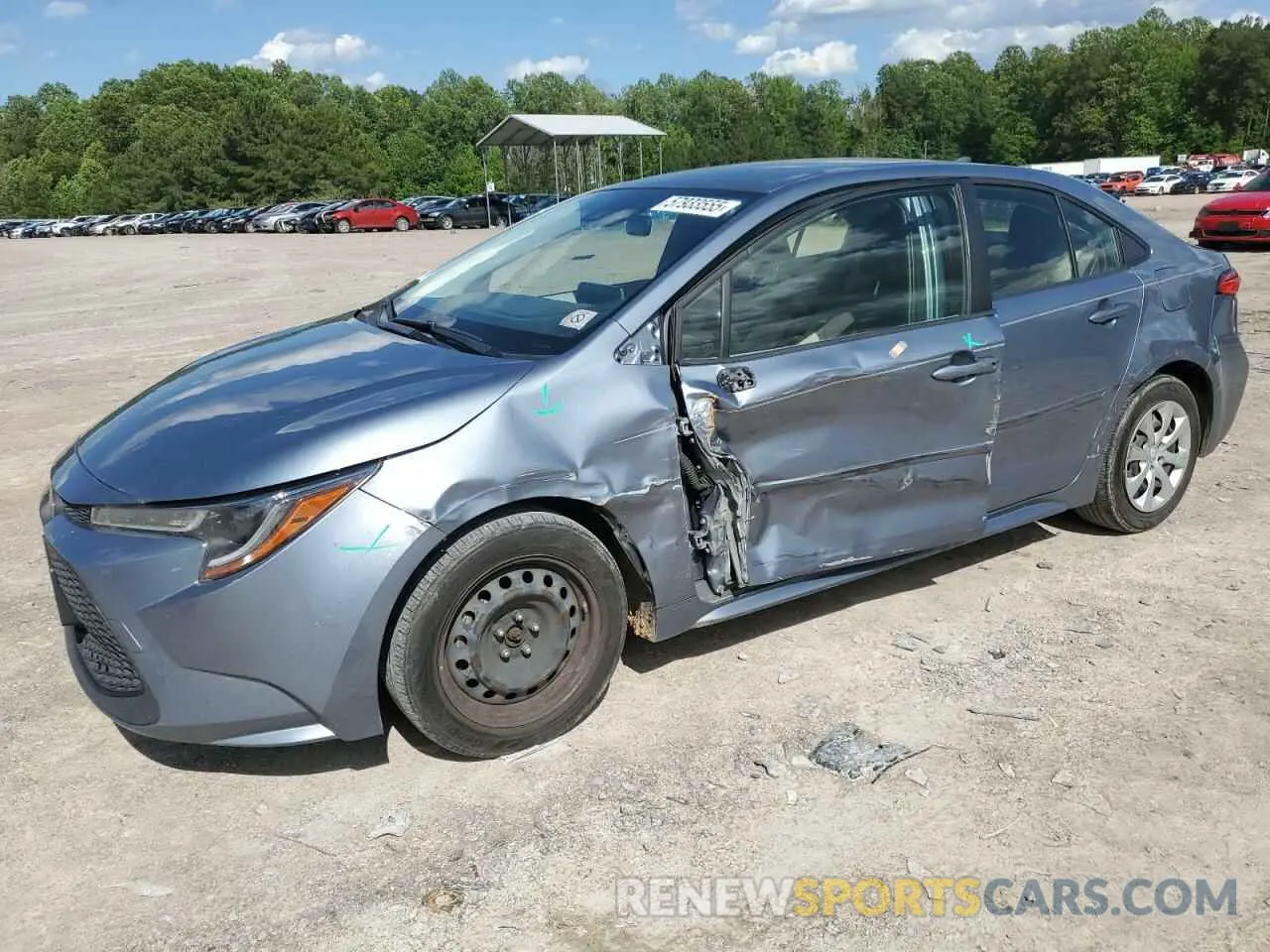 1 fotografías del automóvil dañado JTDEPRAEXLJ075724 TOYOTA COROLLA 2020