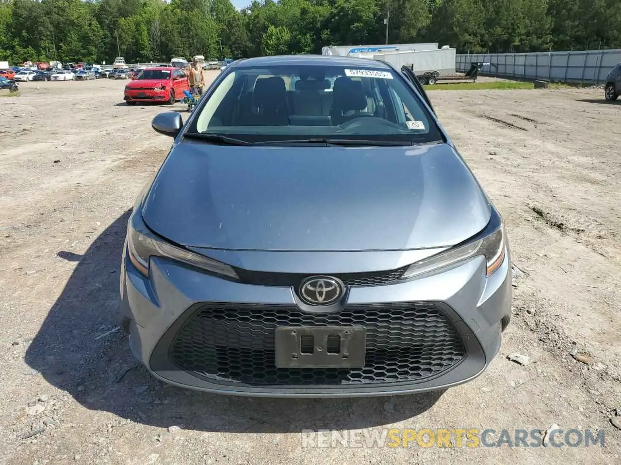 5 fotografías del automóvil dañado JTDEPRAEXLJ075724 TOYOTA COROLLA 2020