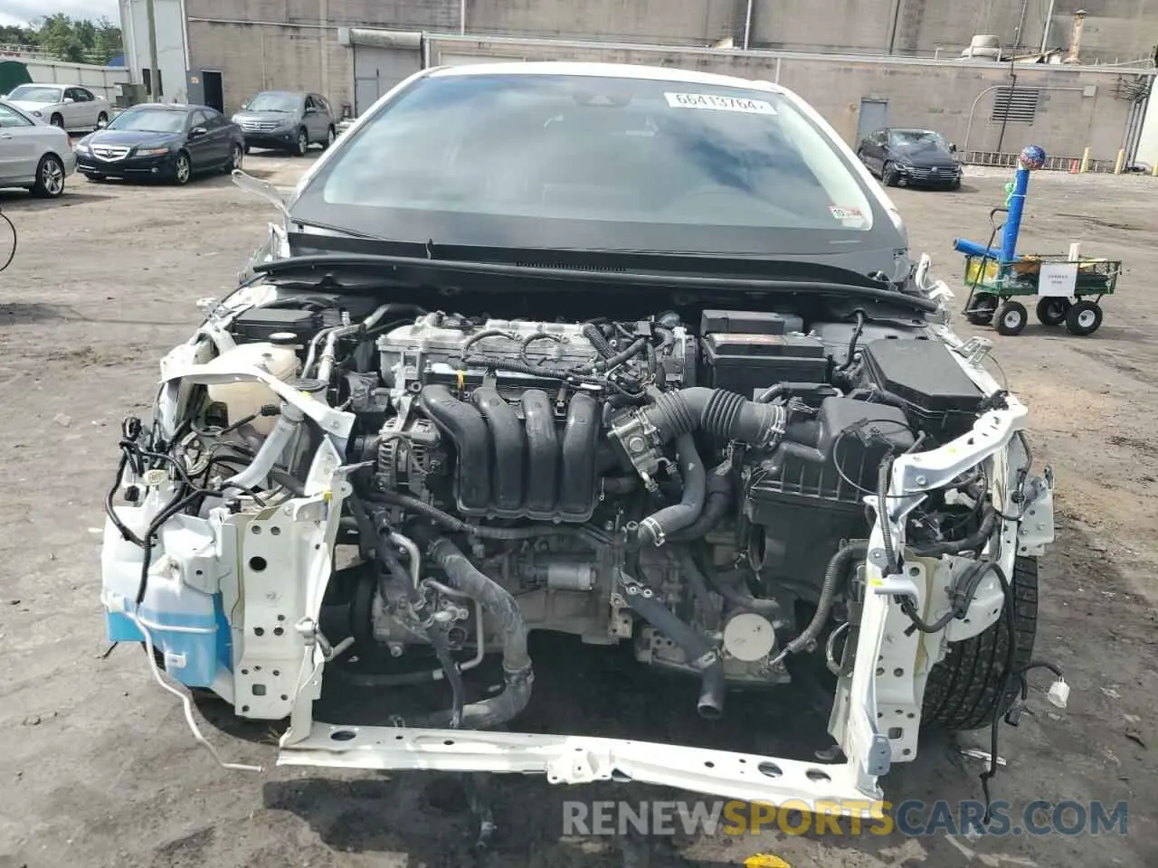 5 fotografías del automóvil dañado JTDEPRAEXLJ081524 TOYOTA COROLLA 2020