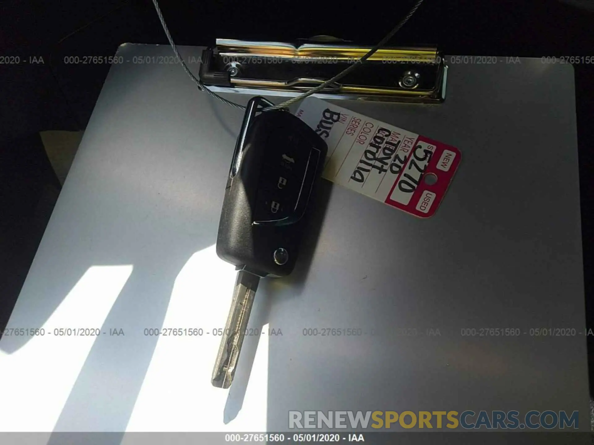 11 fotografías del automóvil dañado JTDEPRAEXLJ083399 TOYOTA COROLLA 2020