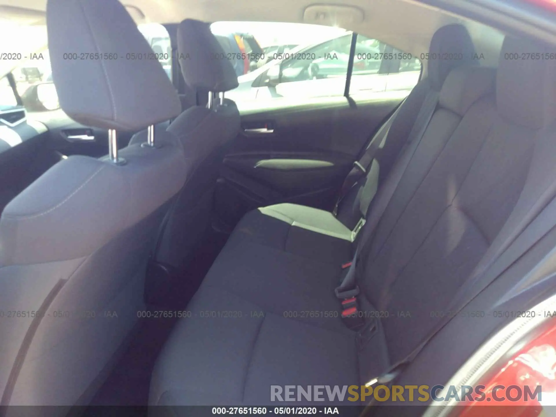 8 fotografías del automóvil dañado JTDEPRAEXLJ083399 TOYOTA COROLLA 2020