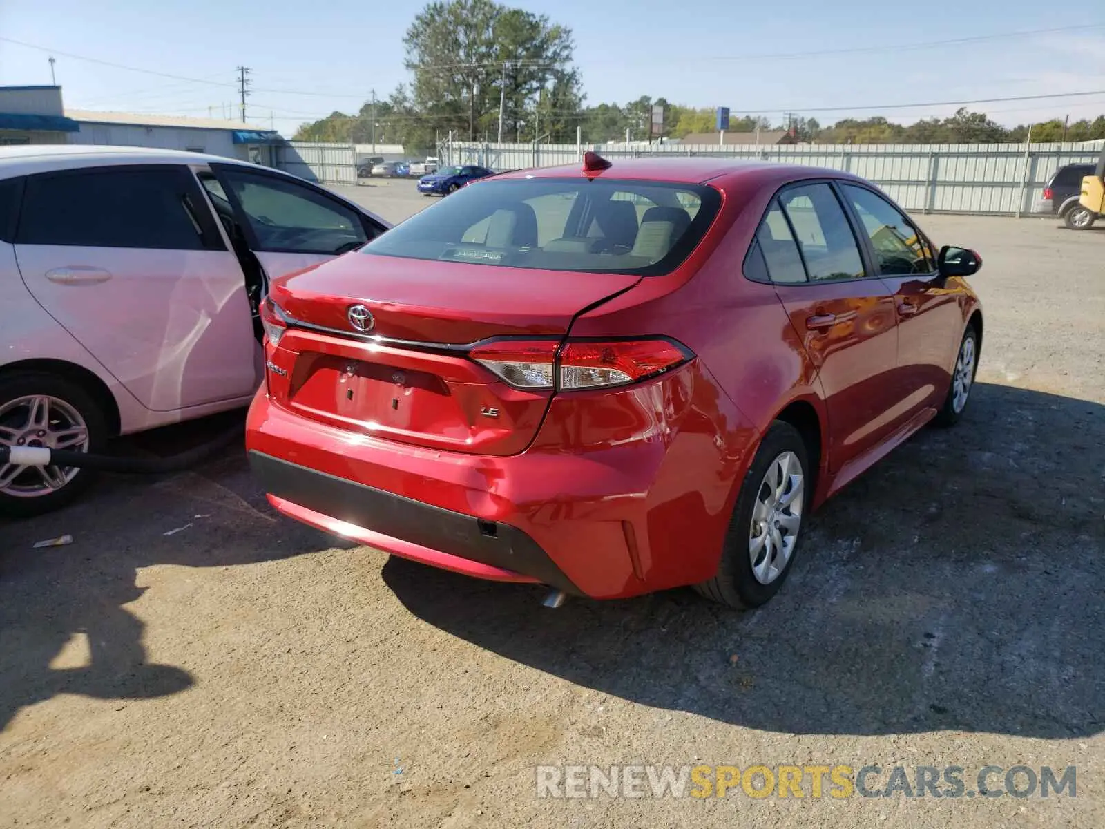 4 fotografías del automóvil dañado JTDEPRAEXLJ083869 TOYOTA COROLLA 2020
