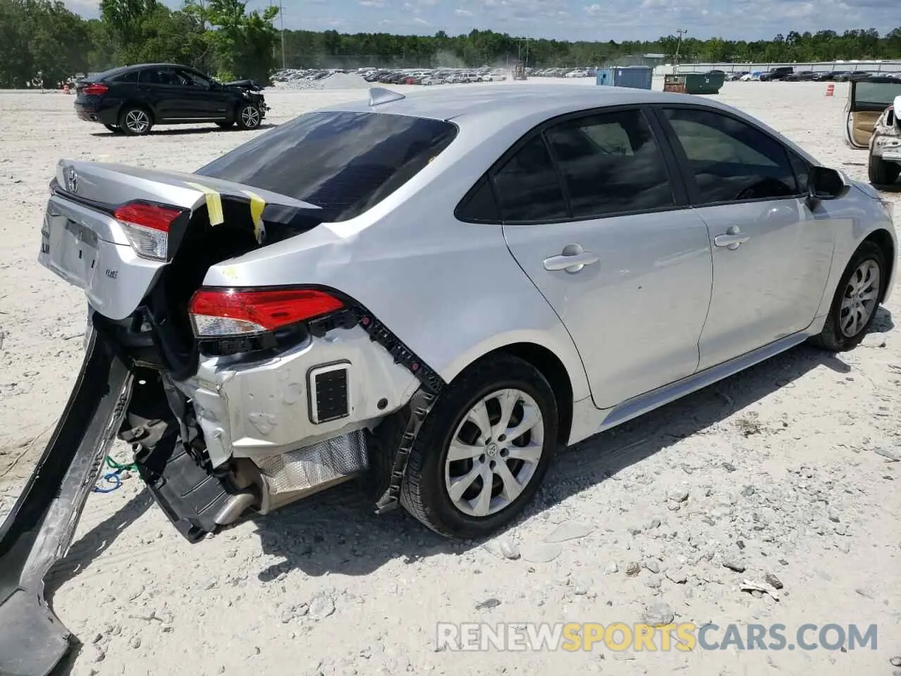 4 fotografías del automóvil dañado JTDEPRAEXLJ086724 TOYOTA COROLLA 2020