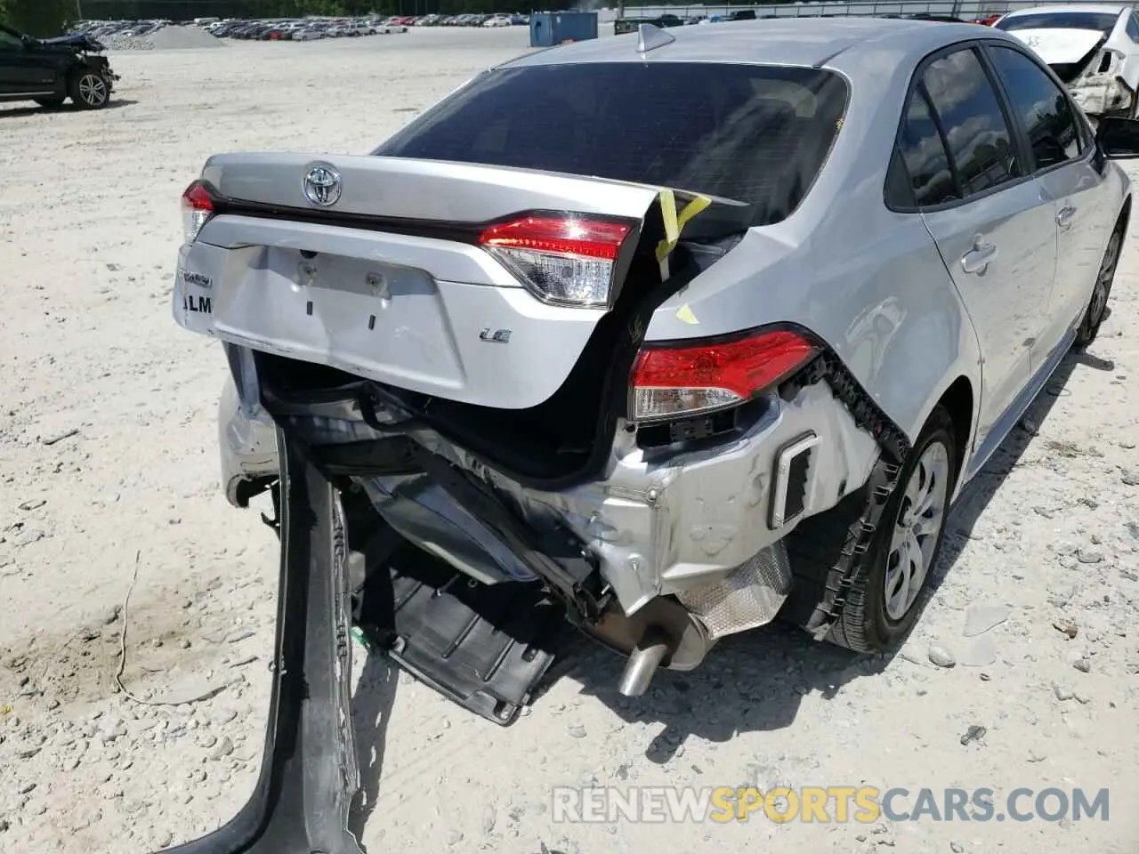 9 fotografías del automóvil dañado JTDEPRAEXLJ086724 TOYOTA COROLLA 2020