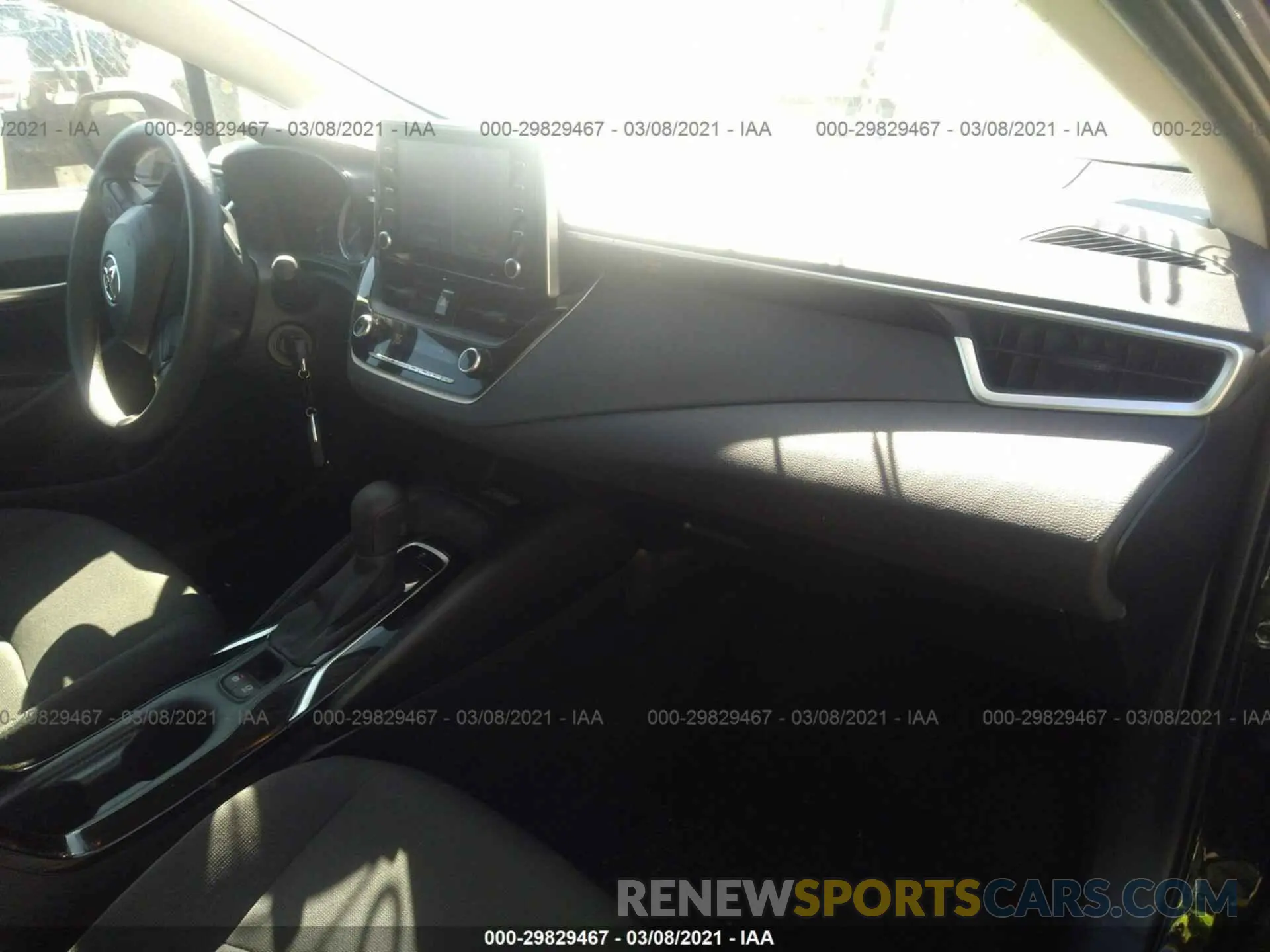 5 fotografías del automóvil dañado JTDEPRAEXLJ087100 TOYOTA COROLLA 2020