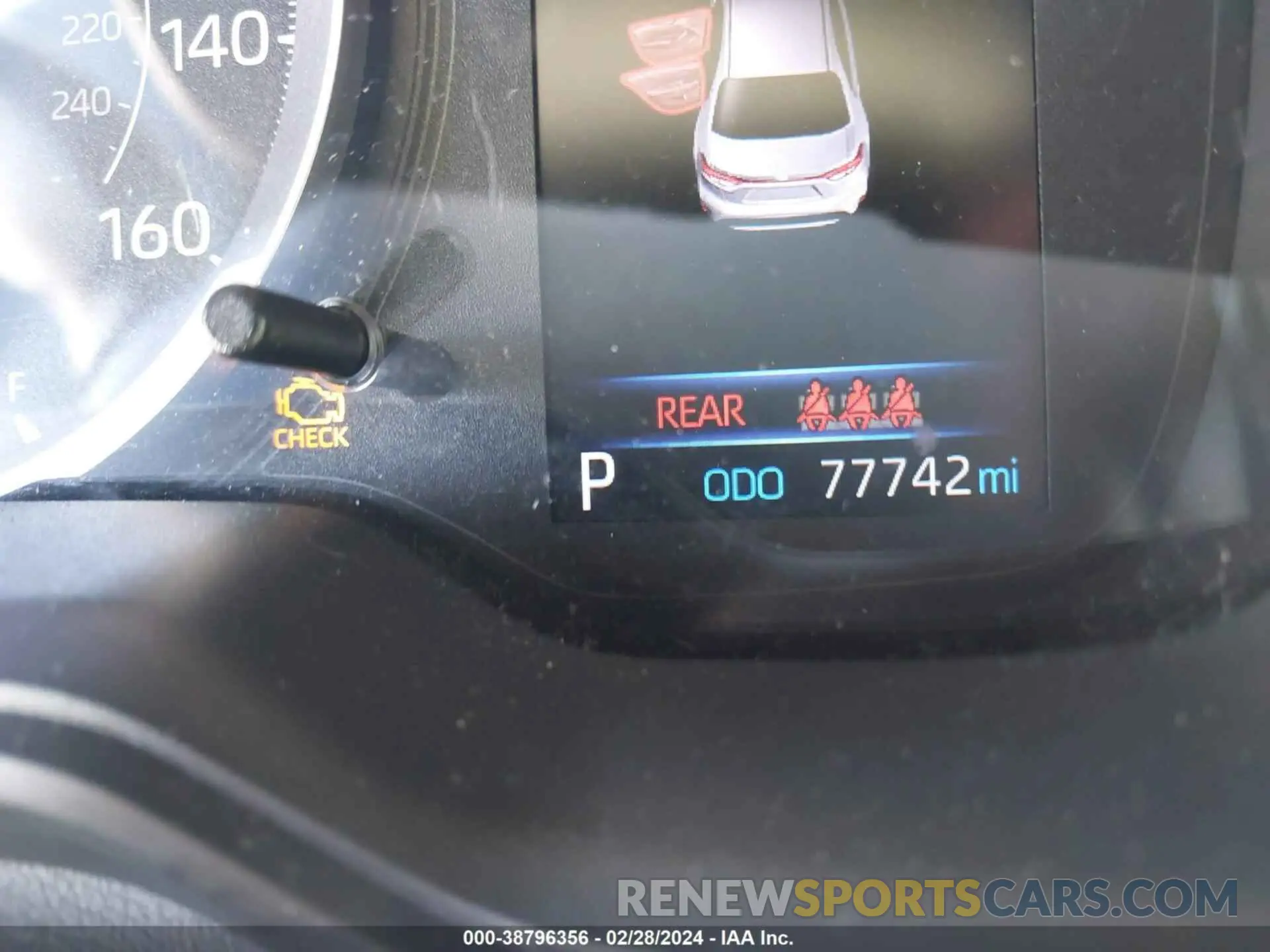 15 fotografías del automóvil dañado JTDEPRAEXLJ087341 TOYOTA COROLLA 2020