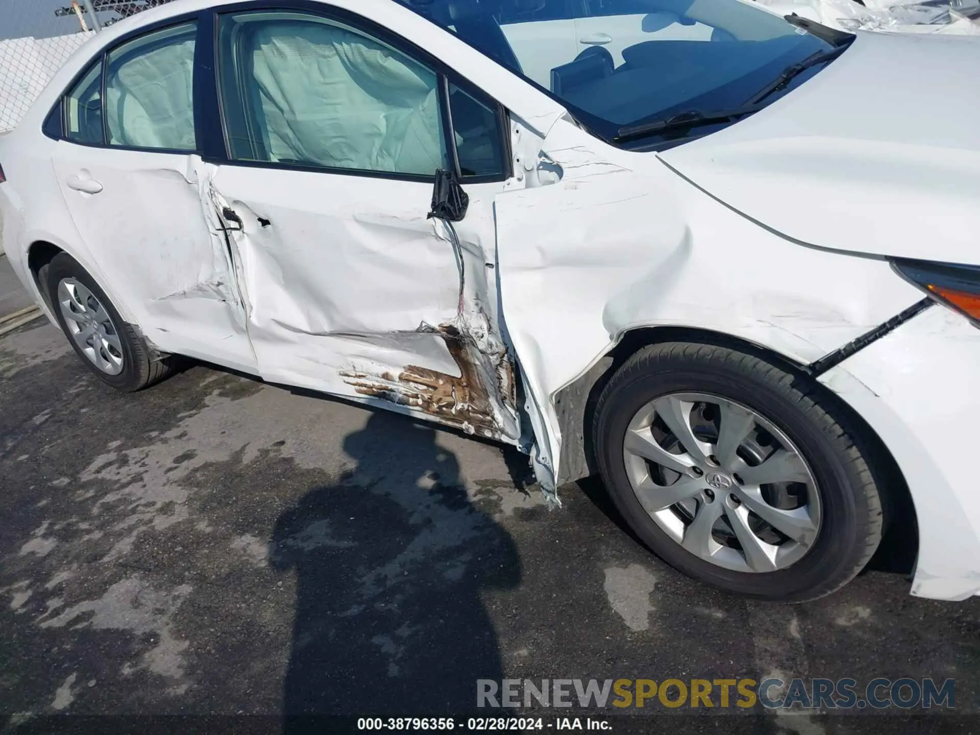 6 fotografías del automóvil dañado JTDEPRAEXLJ087341 TOYOTA COROLLA 2020