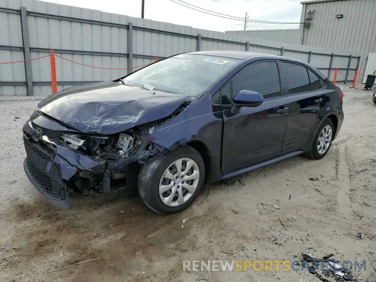 1 fotografías del automóvil dañado JTDEPRAEXLJ089767 TOYOTA COROLLA 2020