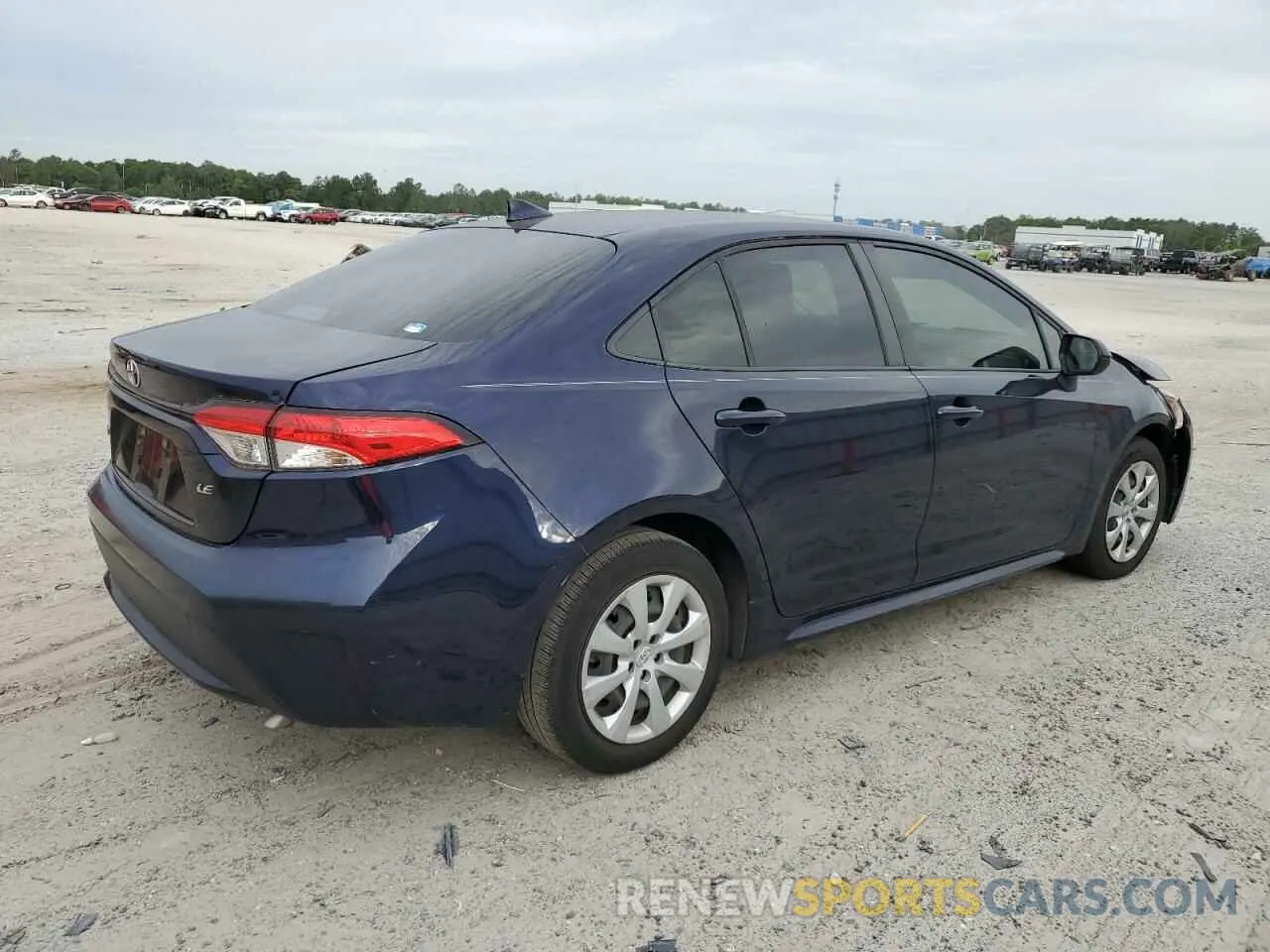 3 fotografías del automóvil dañado JTDEPRAEXLJ089767 TOYOTA COROLLA 2020