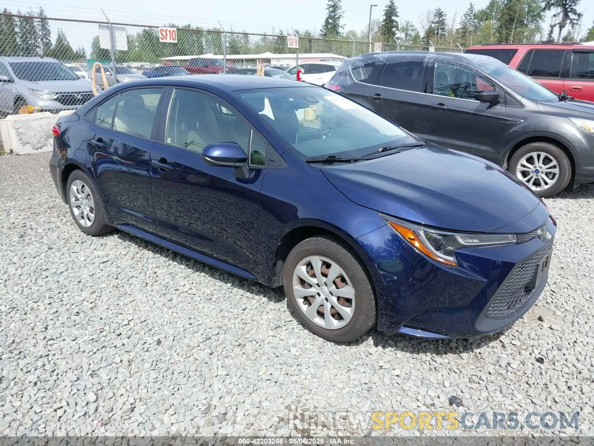 1 fotografías del automóvil dañado JTDEPRAEXLJ100881 TOYOTA COROLLA 2020