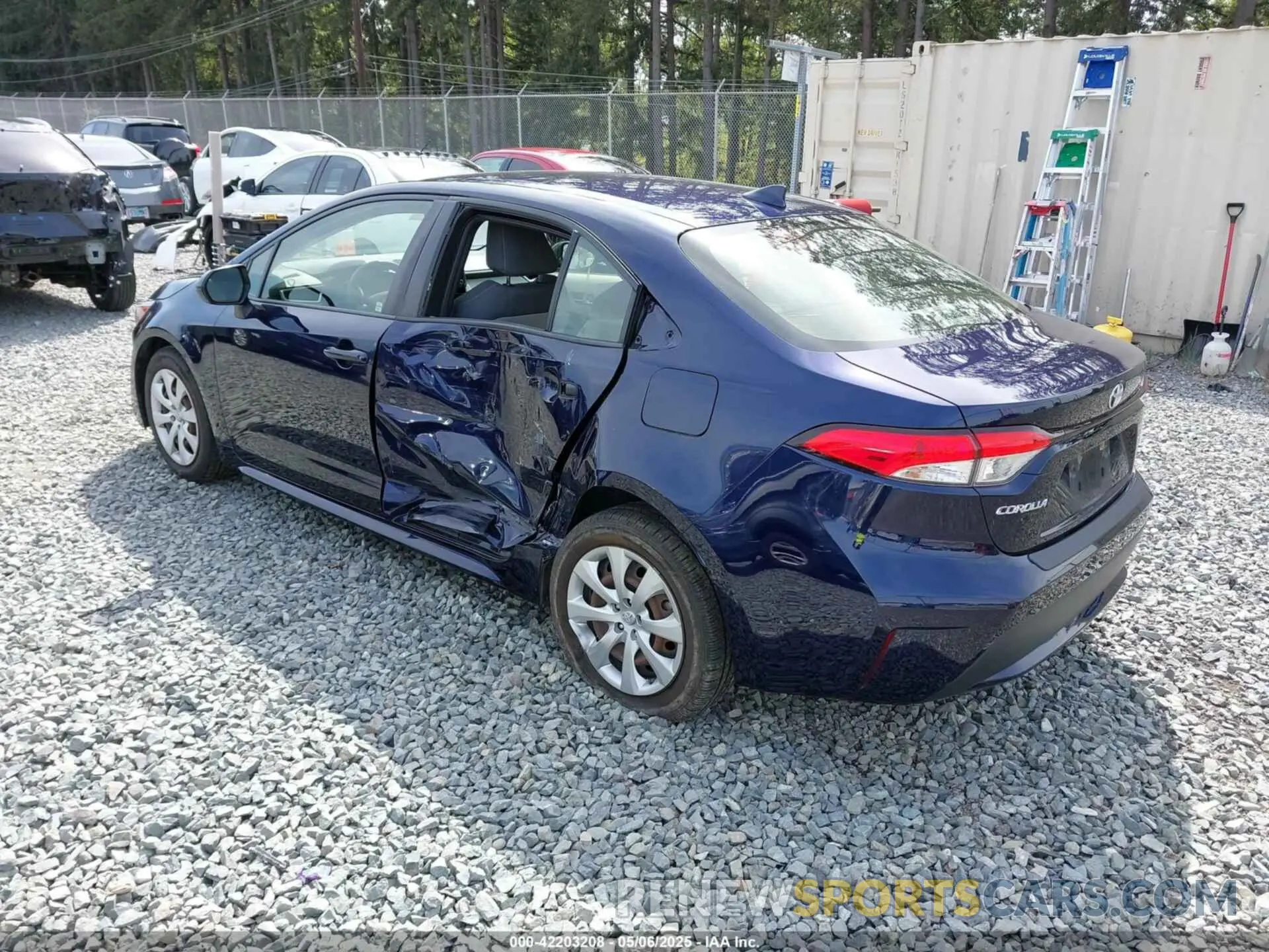 3 fotografías del automóvil dañado JTDEPRAEXLJ100881 TOYOTA COROLLA 2020