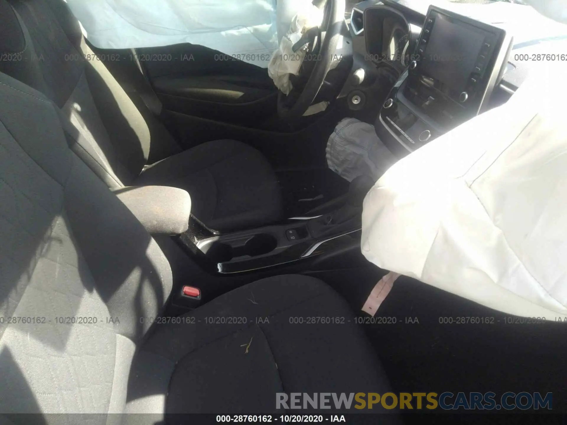 5 fotografías del automóvil dañado JTDEPRAEXLJ102209 TOYOTA COROLLA 2020