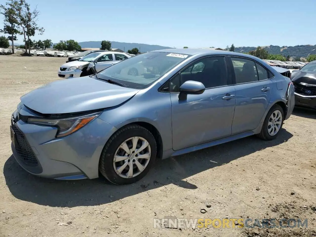 1 fotografías del automóvil dañado JTDEPRAEXLJ103313 TOYOTA COROLLA 2020