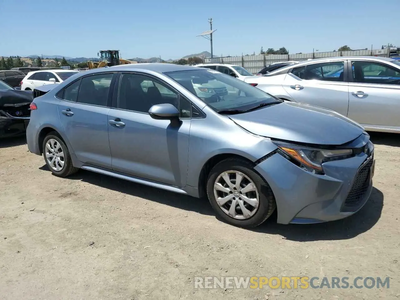 4 fotografías del automóvil dañado JTDEPRAEXLJ103313 TOYOTA COROLLA 2020