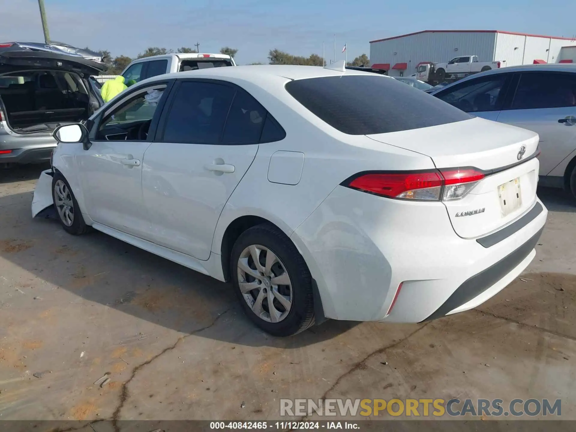 3 fotografías del automóvil dañado JTDEPRAEXLJ103330 TOYOTA COROLLA 2020