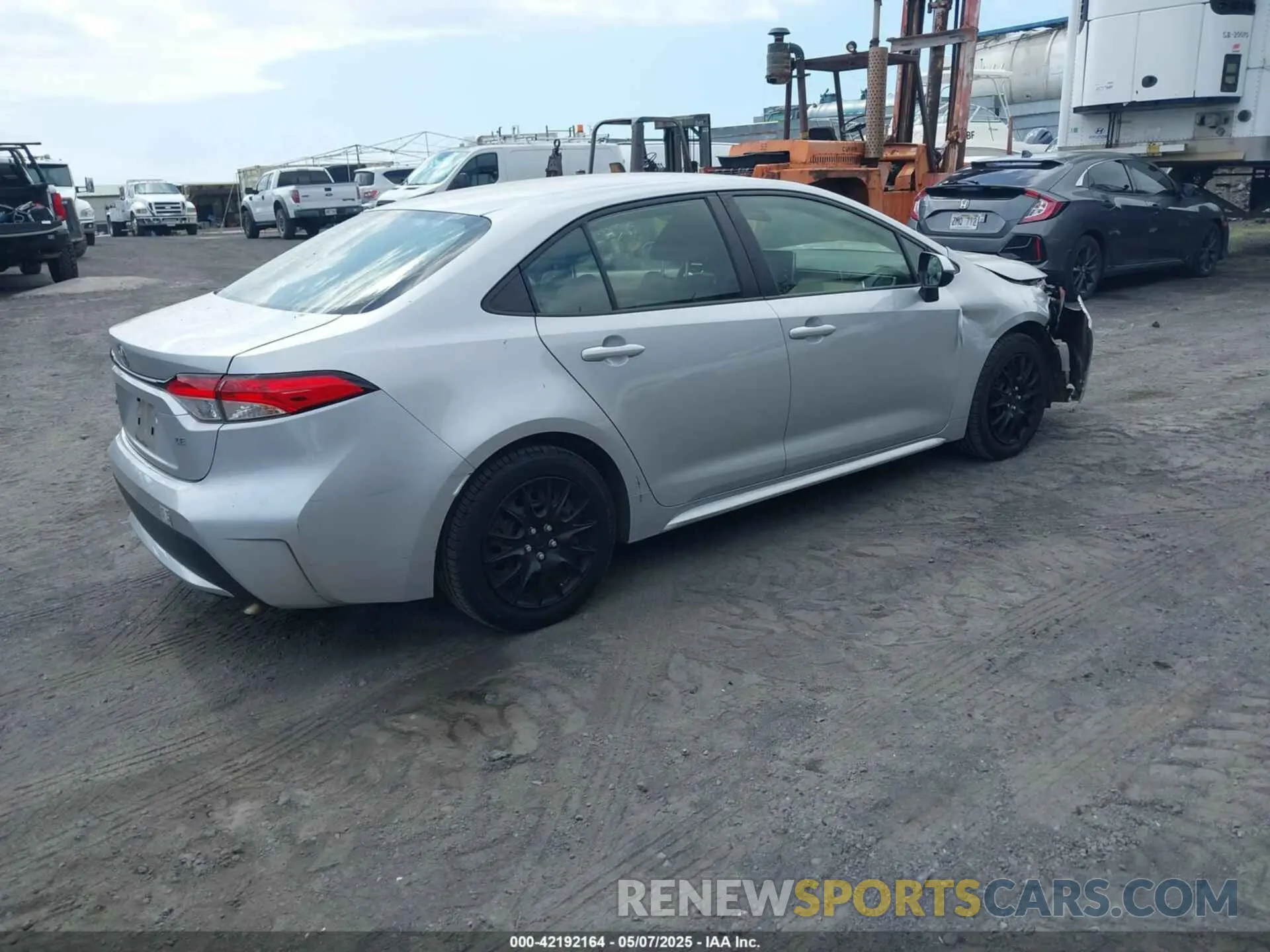 4 fotografías del automóvil dañado JTDEPRAEXLJ104378 TOYOTA COROLLA 2020