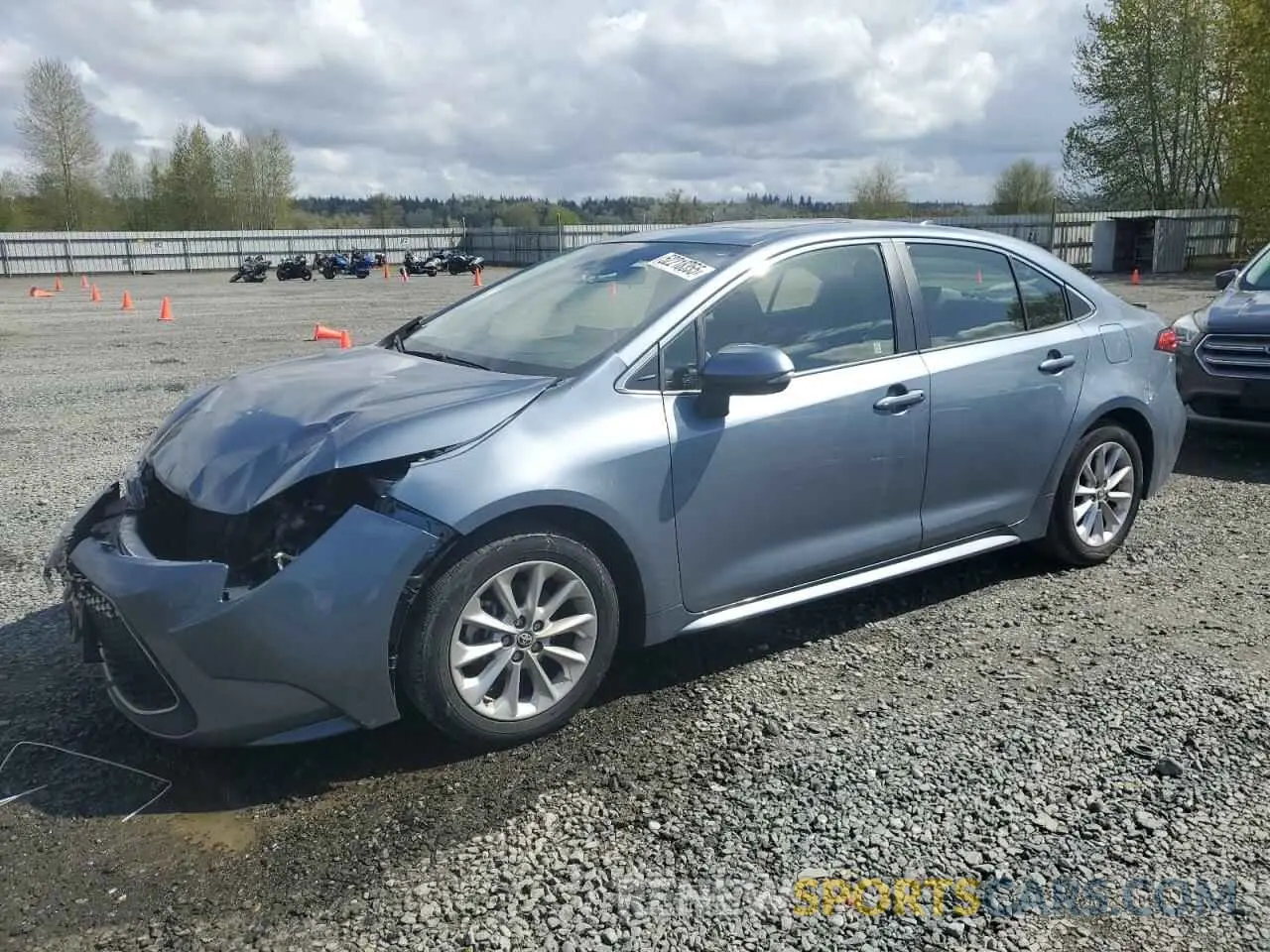 1 fotografías del automóvil dañado JTDFPRAE0LJ103096 TOYOTA COROLLA 2020